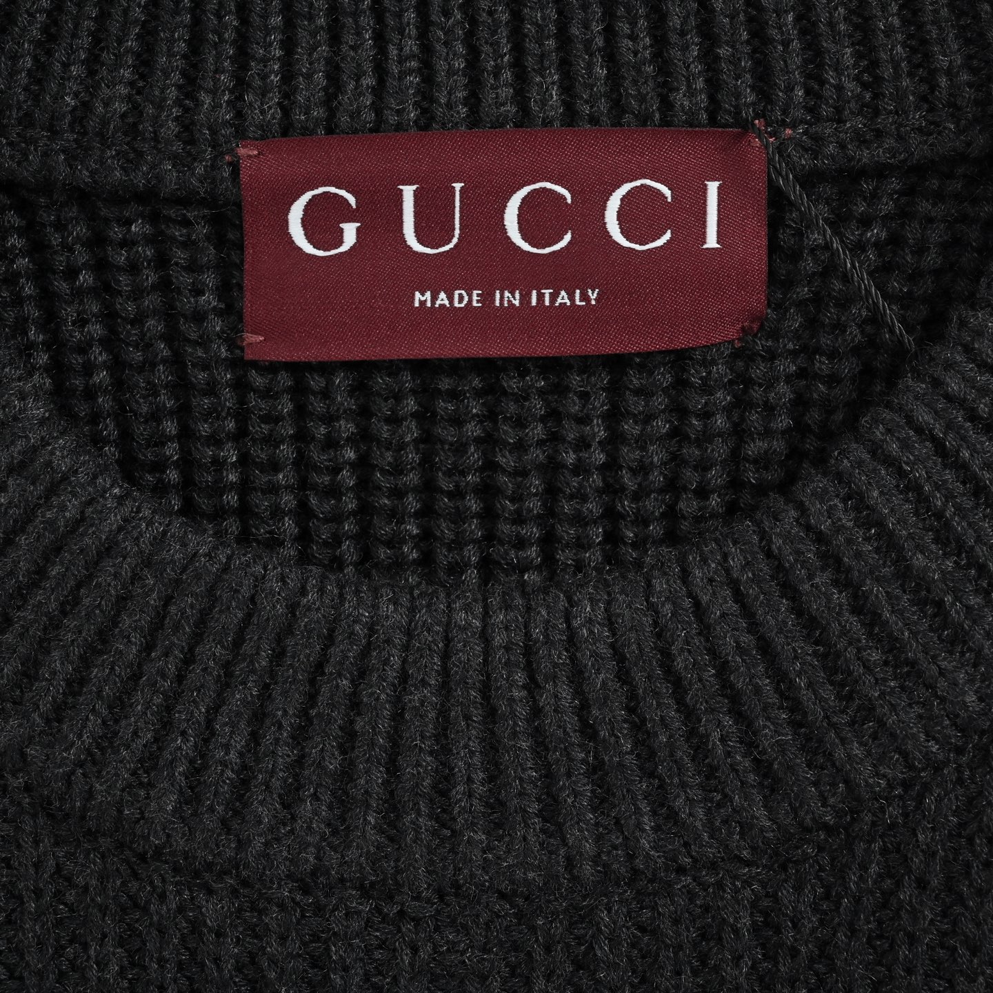 Gucci/古驰 25Fw 提花字母粗针毛衣