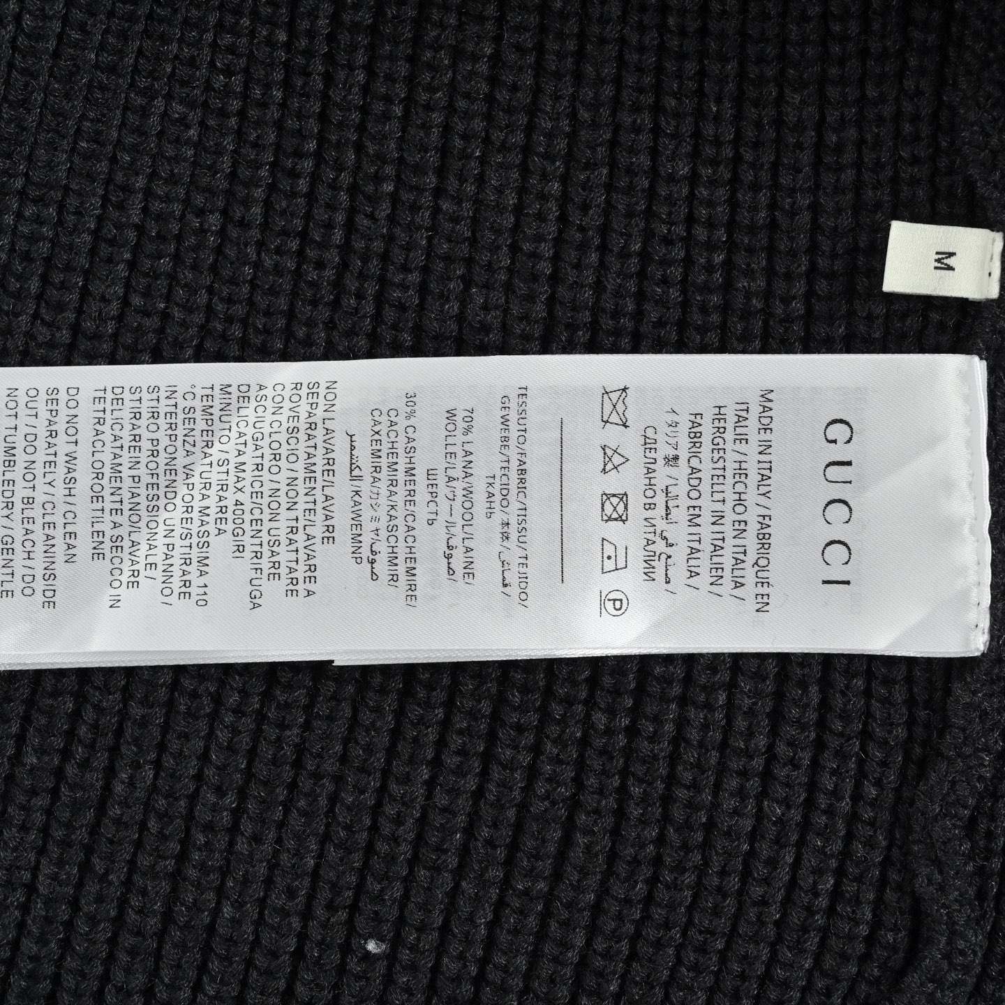 Gucci/古驰 25Fw 提花字母粗针毛衣