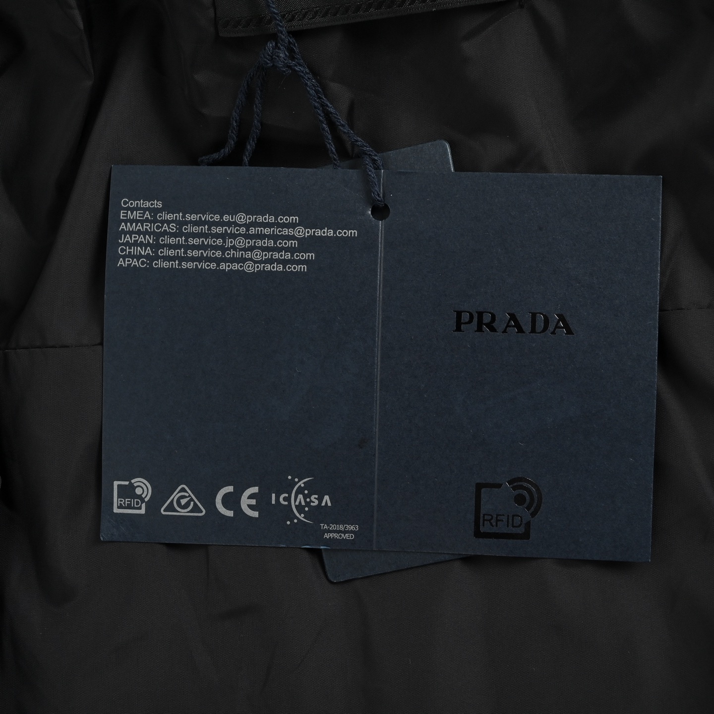 Prada/普拉达 三合一立领连帽两件套夹克外套
