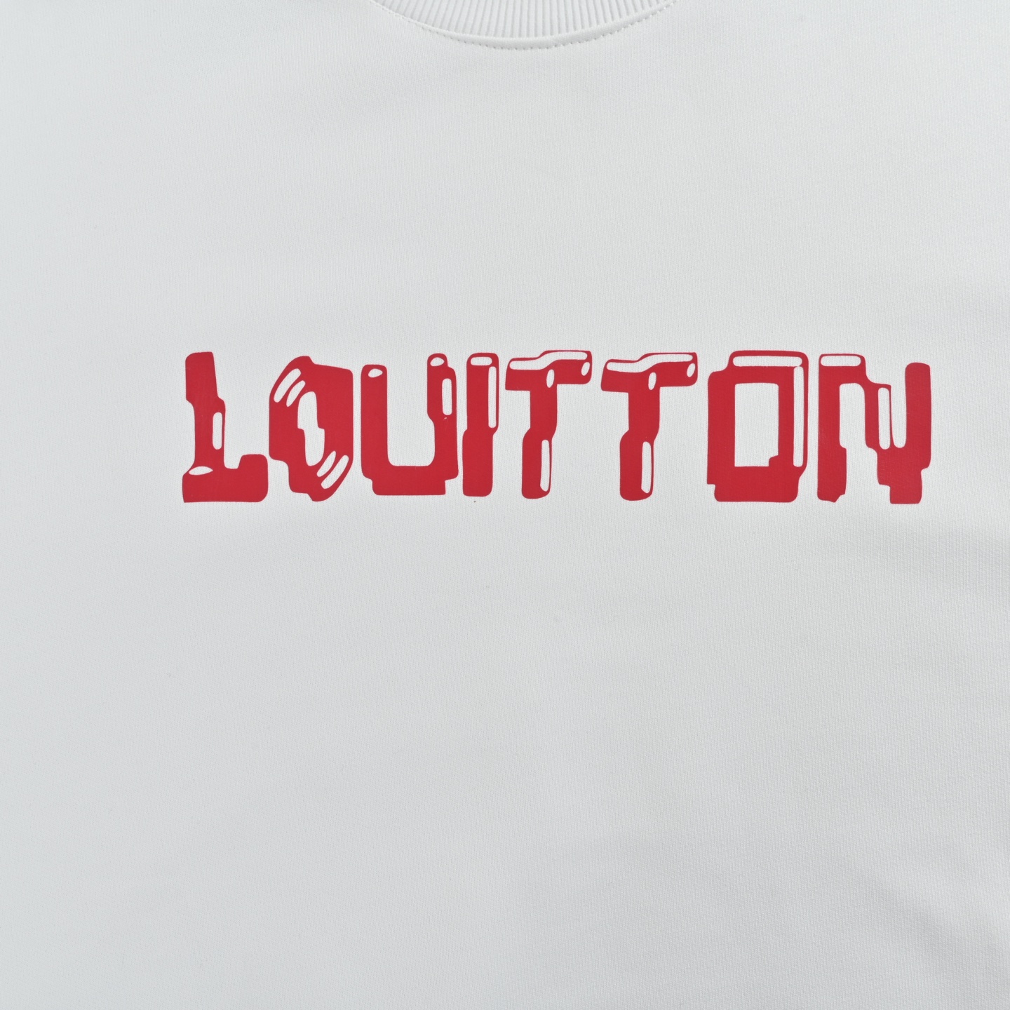 Louis Vuitton/路易威登 25Fw 红字母印花圆领卫衣