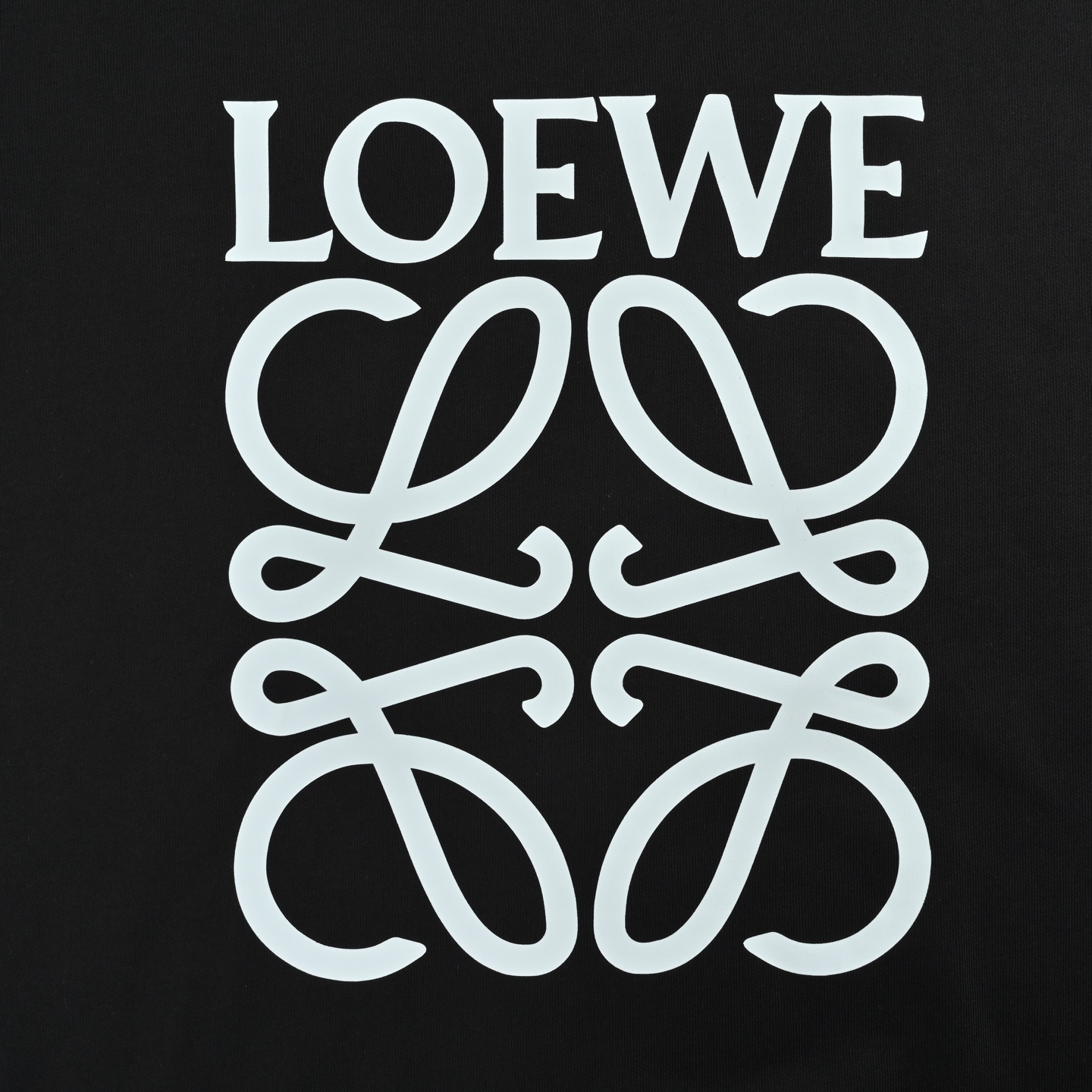 Loewe/罗意威25Fw 四叶草印花圆领卫衣 oversize版型 宽松