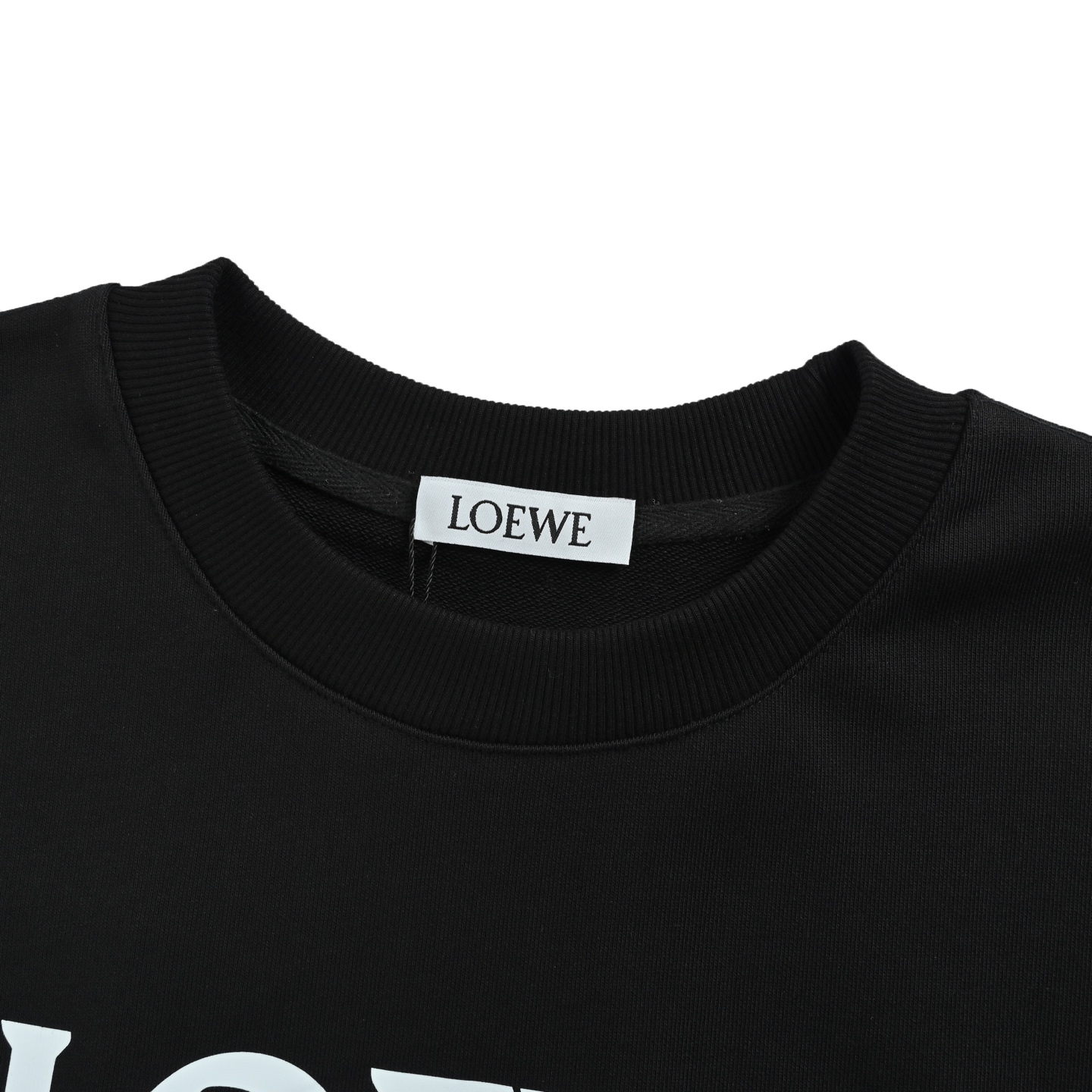Loewe/罗意威25Fw 四叶草印花圆领卫衣 oversize版型 宽松