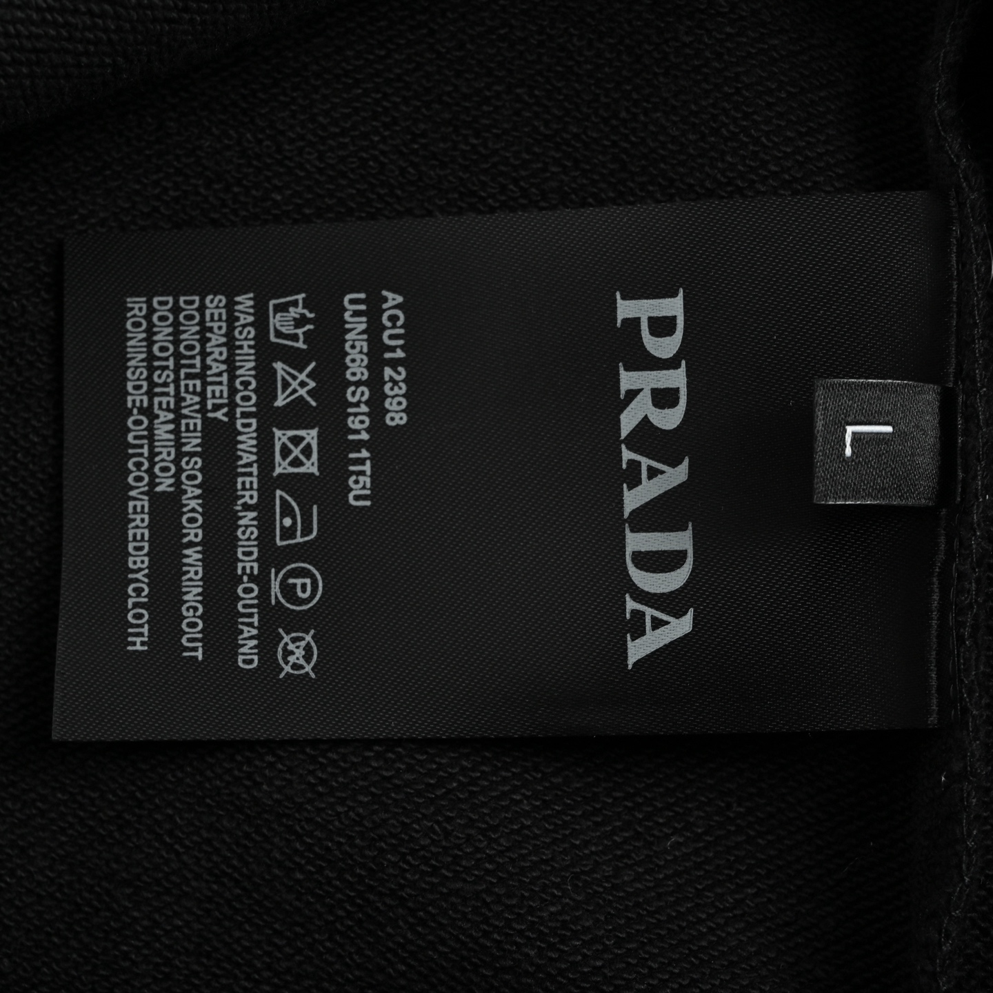 Prada/普拉达 25Fw 双三角标印花圆领卫衣 宽松