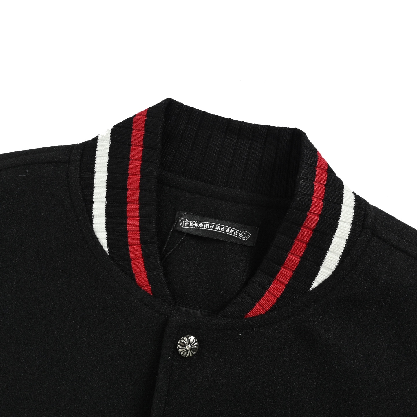 Chrome Hearts/克罗心 马蹄刺绣拼接棒球服夹克外套