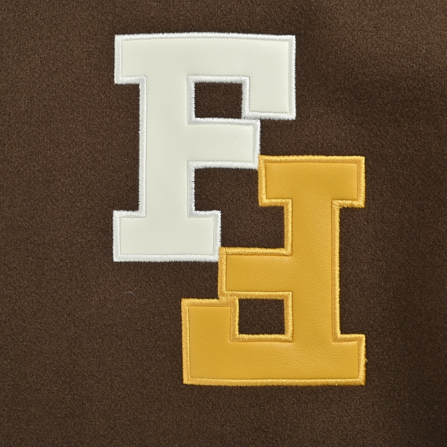 Fendi/芬迪 字母刺绣拼接棒球服夹克外套