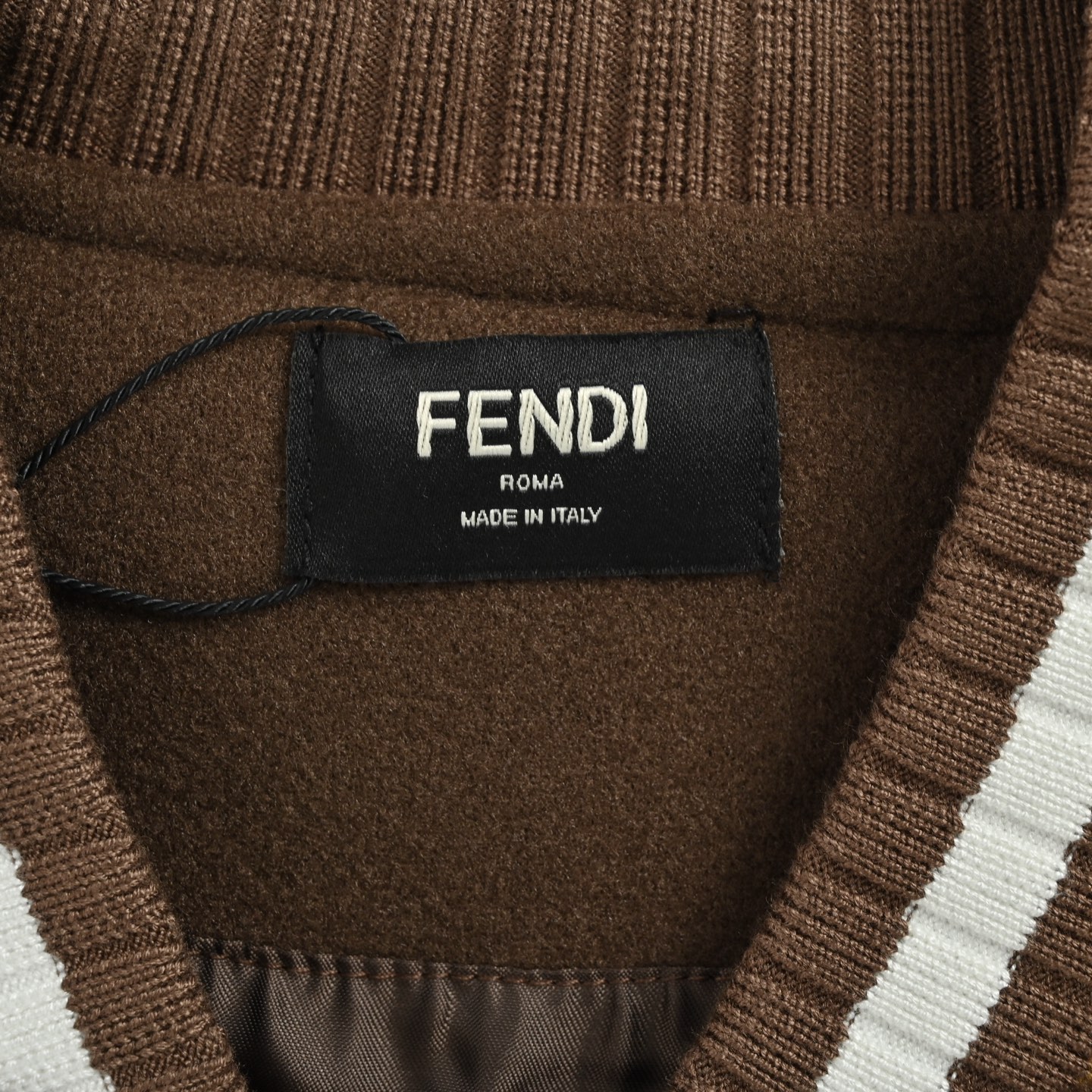Fendi/芬迪 字母刺绣拼接棒球服夹克外套