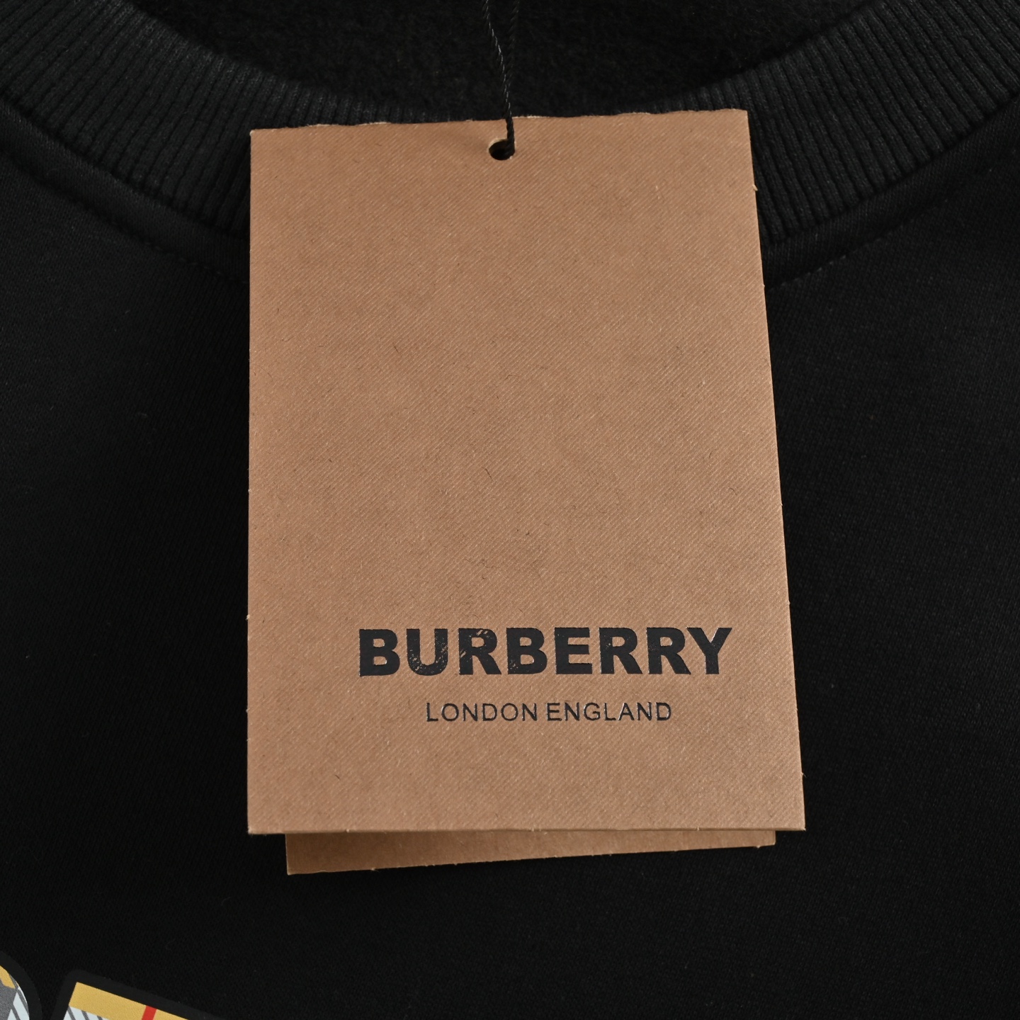 Burberry/巴宝莉 25Fw 格子字母圆领卫衣