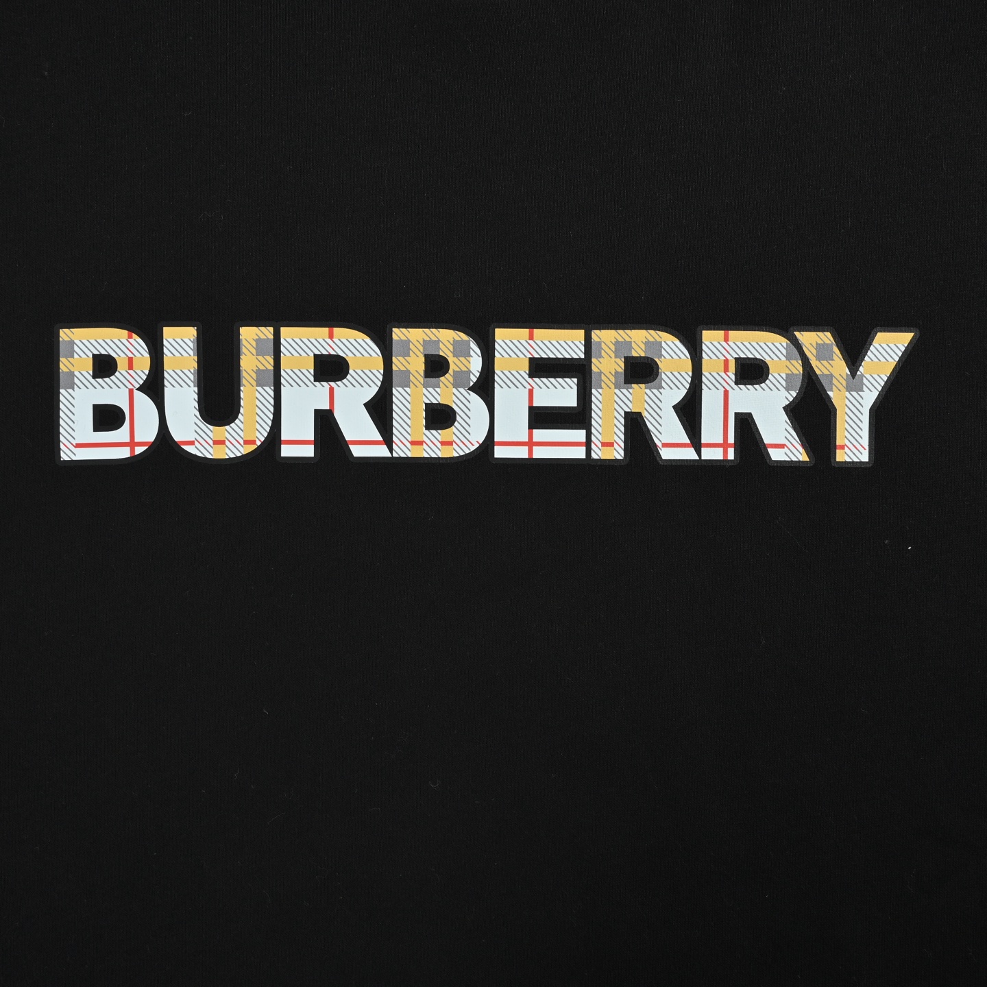 Burberry/巴宝莉 25Fw 格子字母圆领卫衣