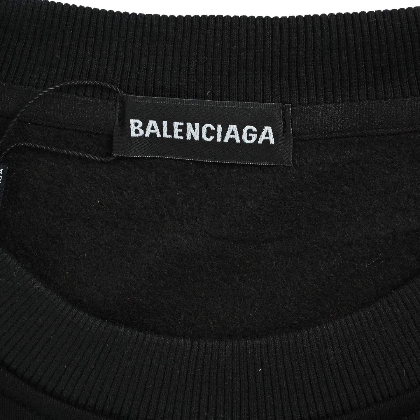 Balenciaga/巴黎世家 25Fw 压胶字母圆领卫衣