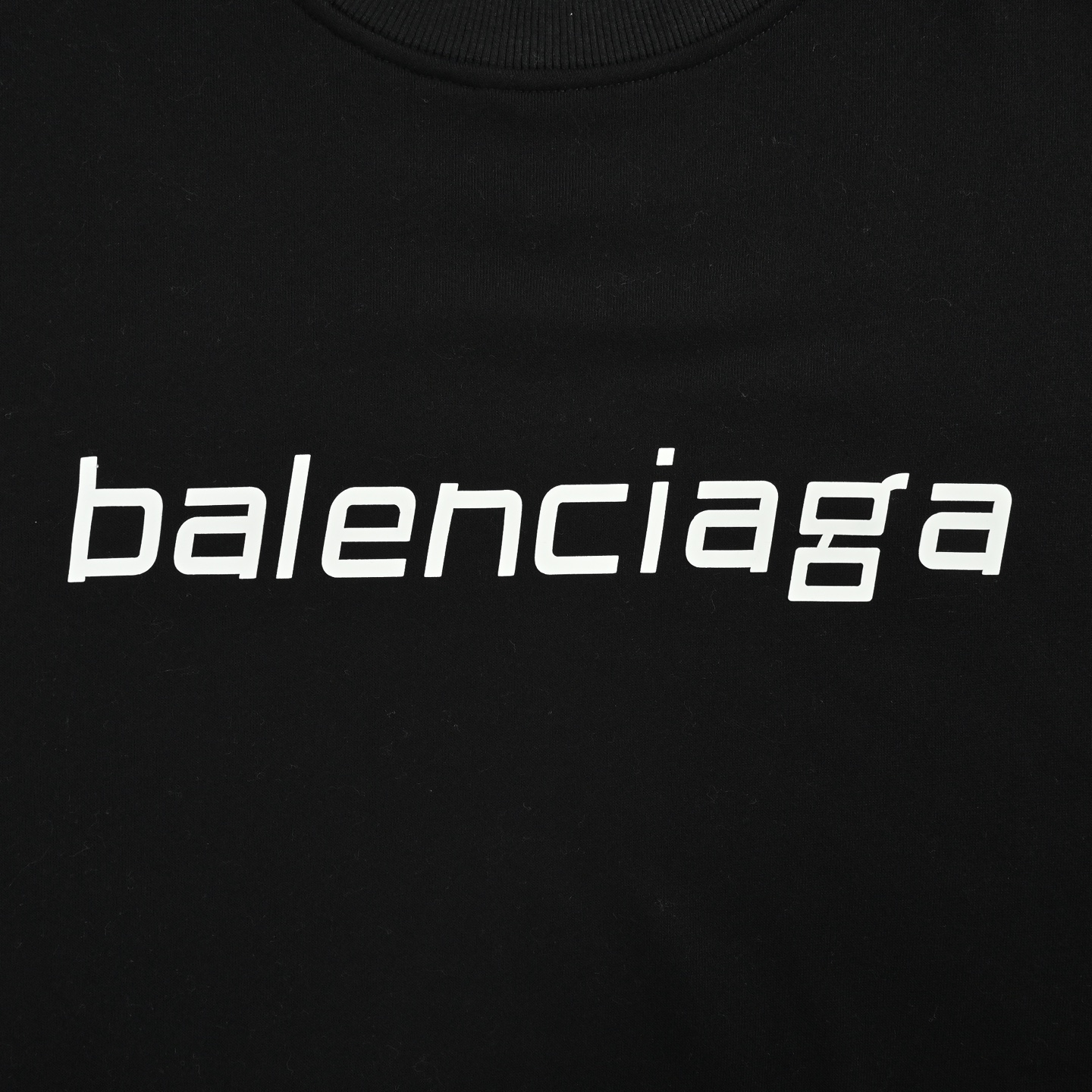 Balenciaga/巴黎世家 25Fw 压胶字母圆领卫衣