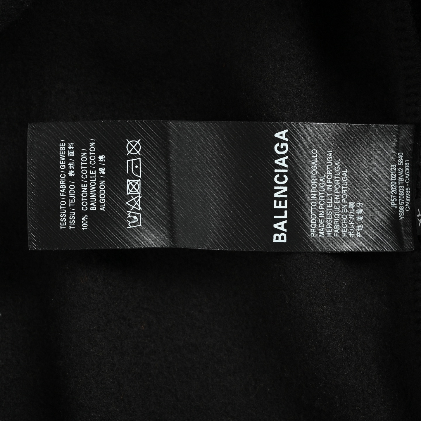 Balenciaga/巴黎世家 25Fw 压胶字母圆领卫衣