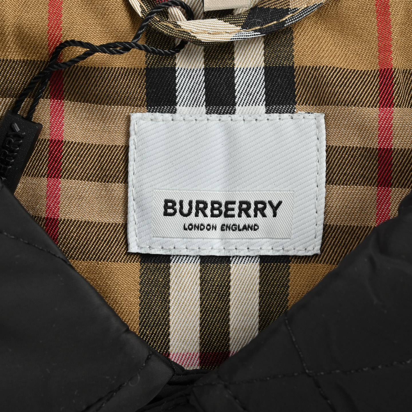 Burberry/巴宝莉 菱格多口袋铭牌棉服外套
