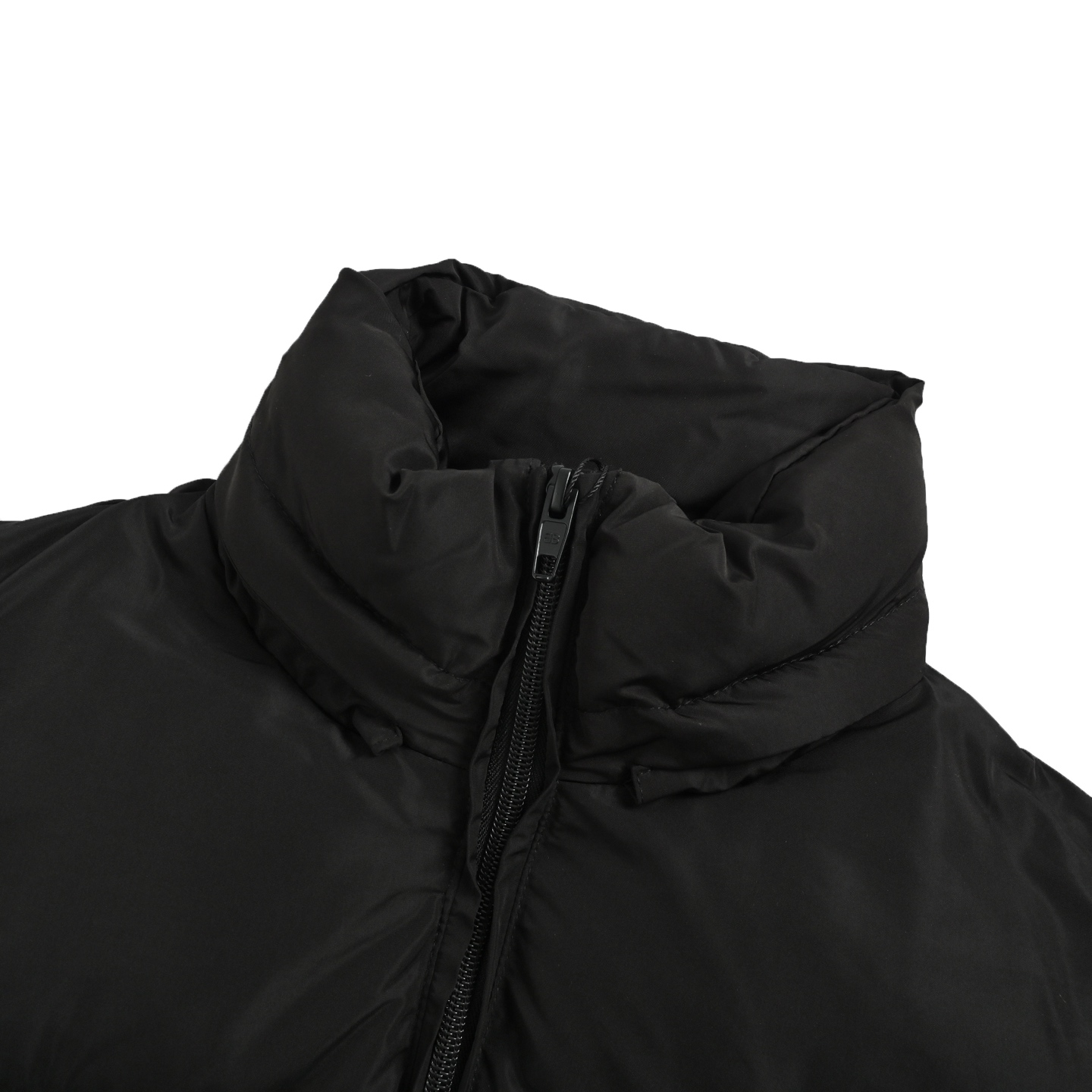 Balenciaga/巴黎世家 经典可乐海浪印花茧型棉服外套 黑色