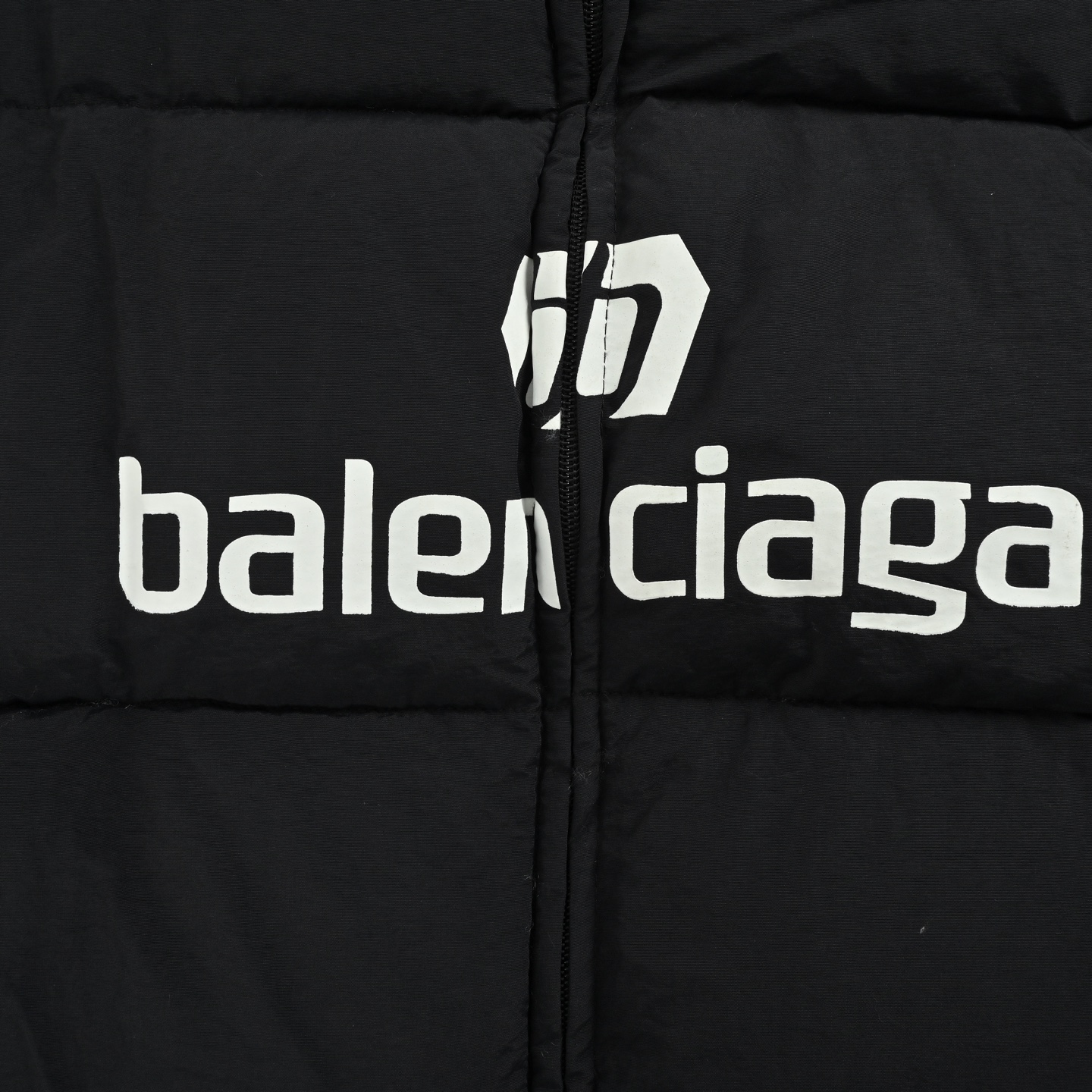 Balenciaga/巴黎世家 10号拼接足球作训棉服外套 深藏青