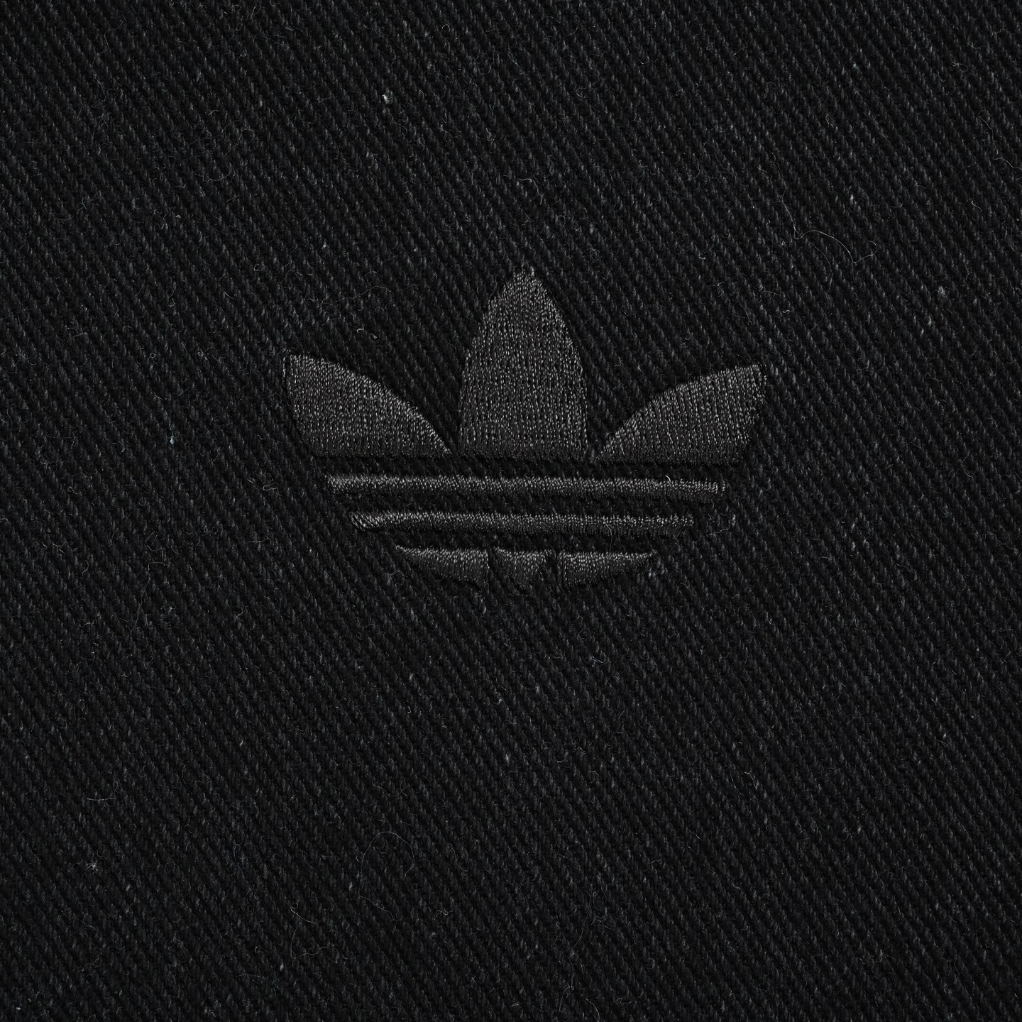 Adidas/阿迪达斯 三叶草刺绣牛仔外套 水洗做旧丹宁面料