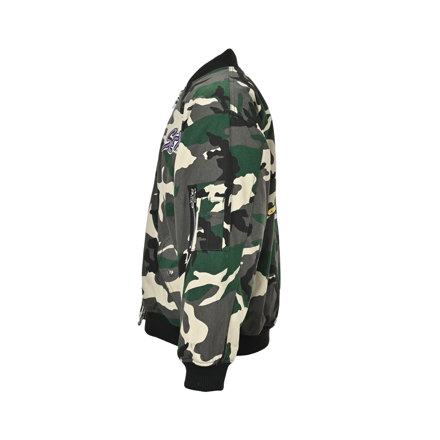 Chrome Hearts/克罗心 迷彩飞行棒球棉服外套