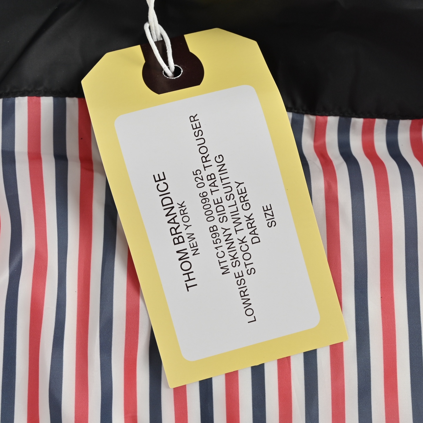 Thom Browne/汤姆布朗 四杠织带连帽羽绒服 90白鸭绒加厚连帽羽绒服