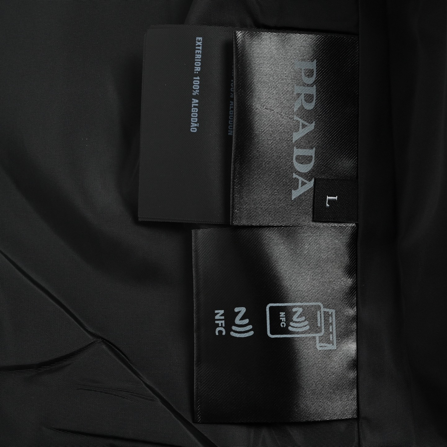 Prada/普拉达拼接针织翻领夹克外套