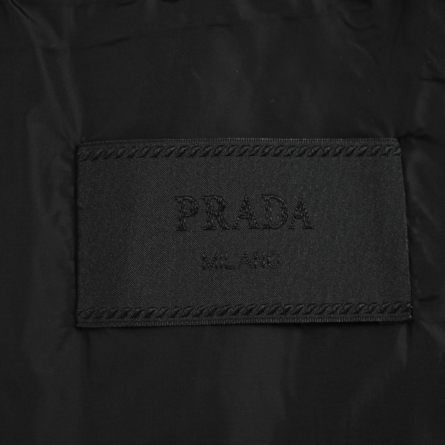 Prada/普拉达 三角标灯芯绒羽绒马甲 藏蓝