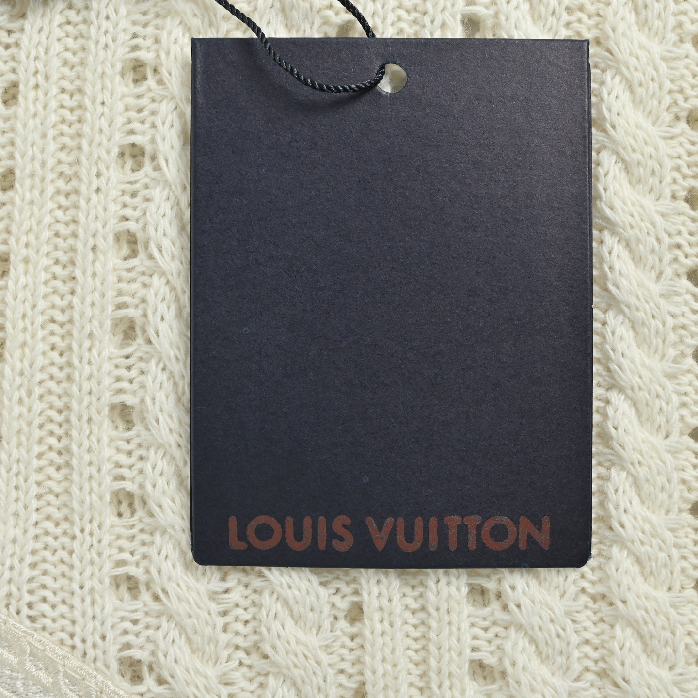 Louis Vuitton/路易威登 刺绣logo镂空毛衣 轻奢主义