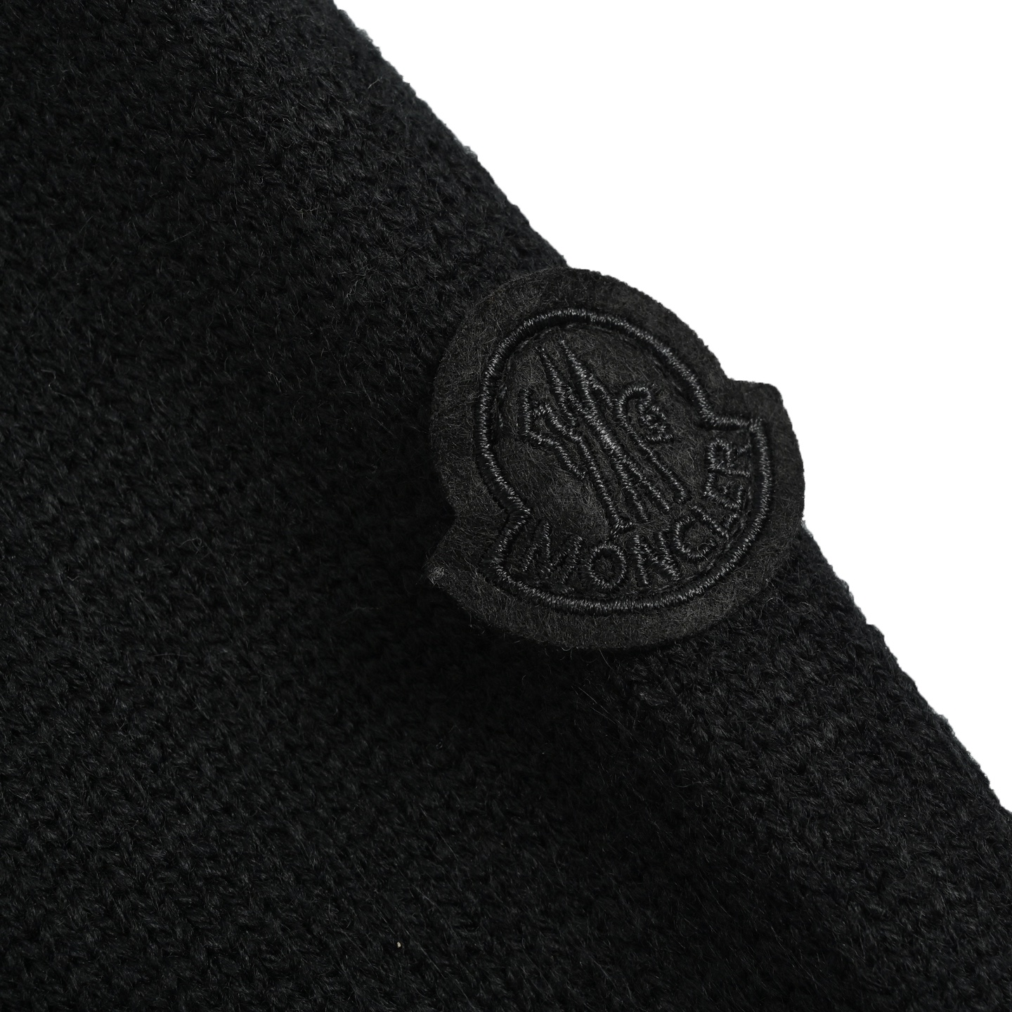 Moncler/蒙口 刺绣提花徽标圆领毛衣
