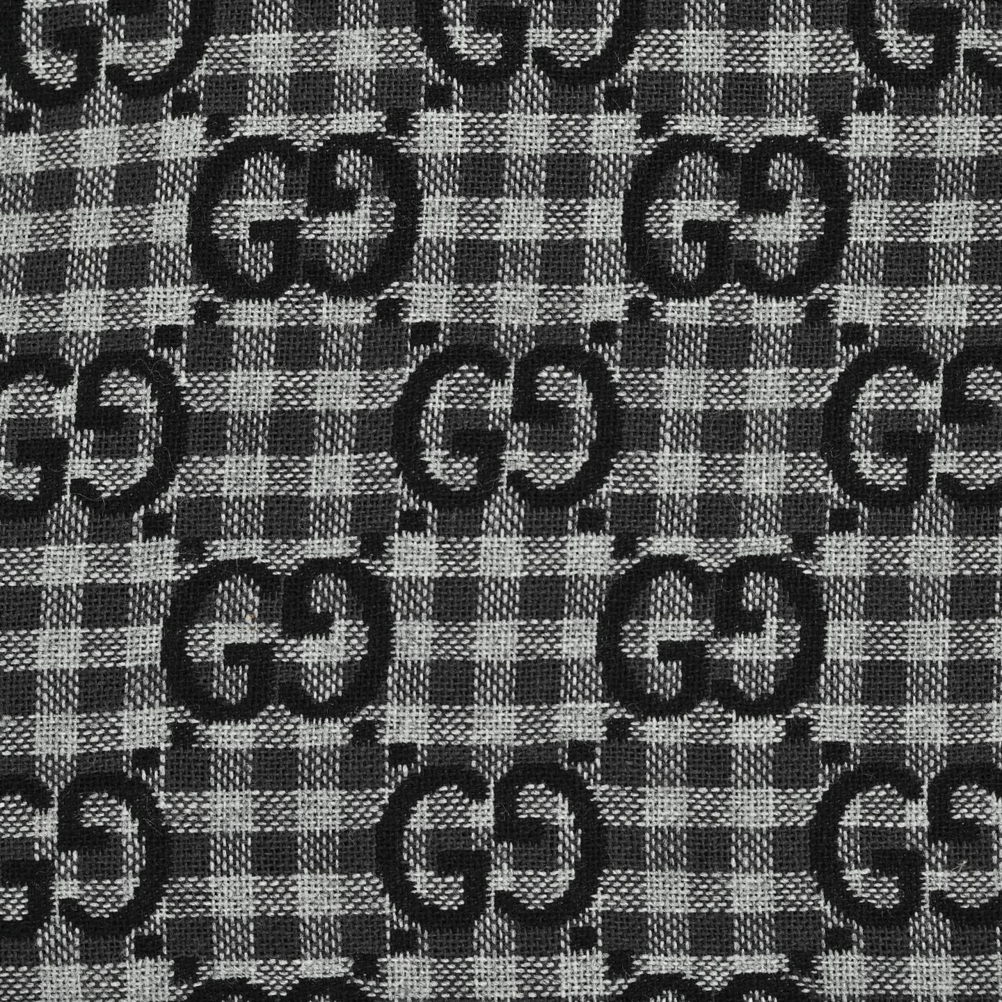 Gucci/古驰 满幅提花格纹长袖衬衫
