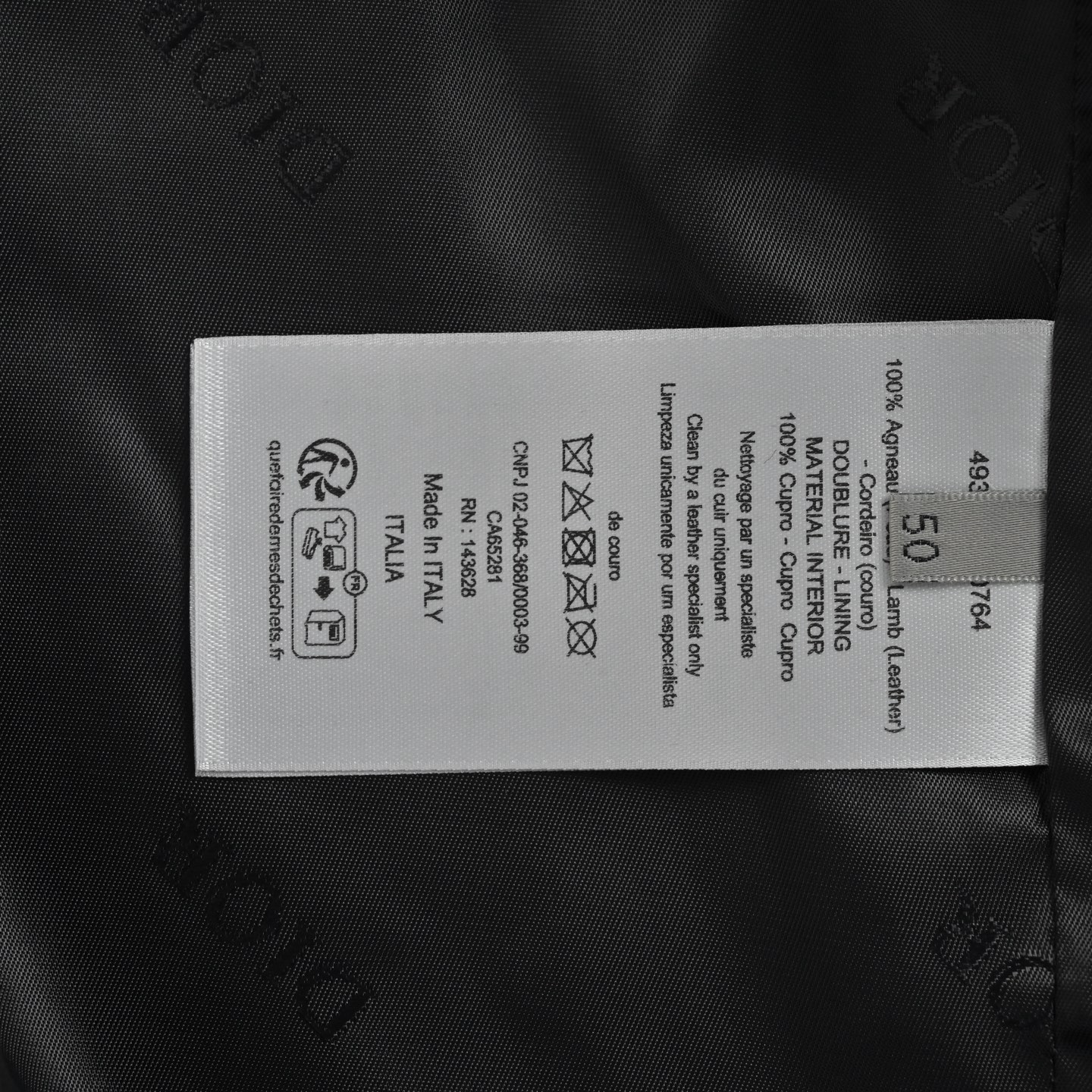 Dior/迪奥 口袋麂皮夹克外套
