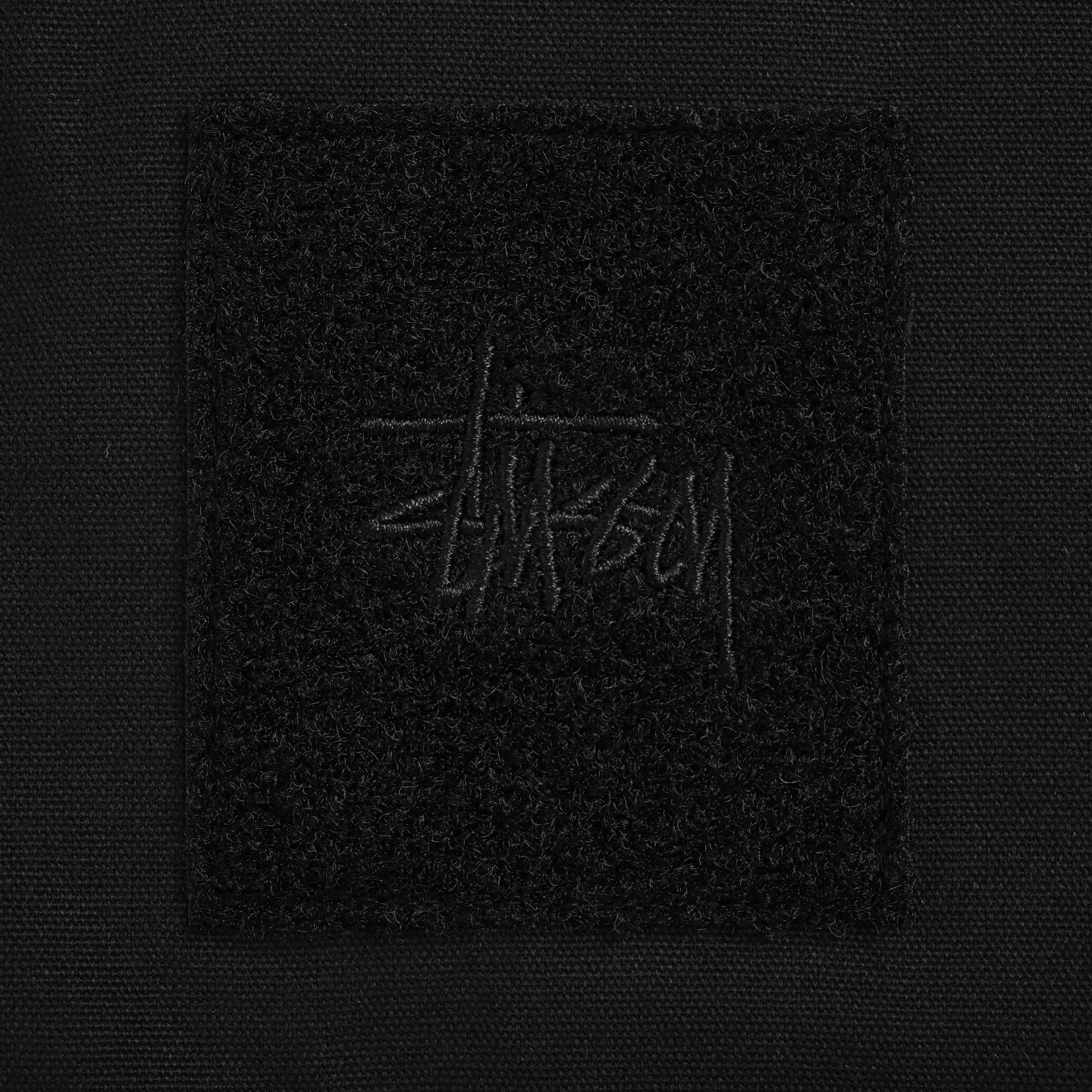 Stussy/斯图西 25Fw 毛巾绣刺绣夹克外套 斯图西最新款毛巾绣夹克外套 黑色 米黄