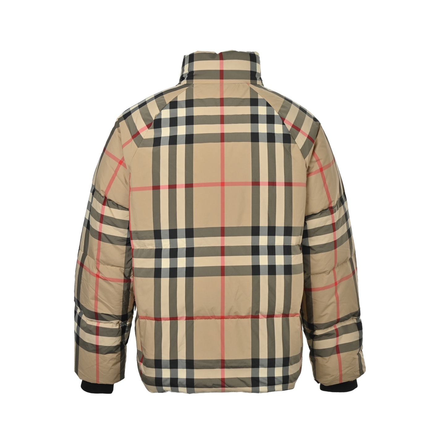 Burberry/巴宝莉 经典格子条纹羽绒服 填充90白鸭绒 暖性非常强