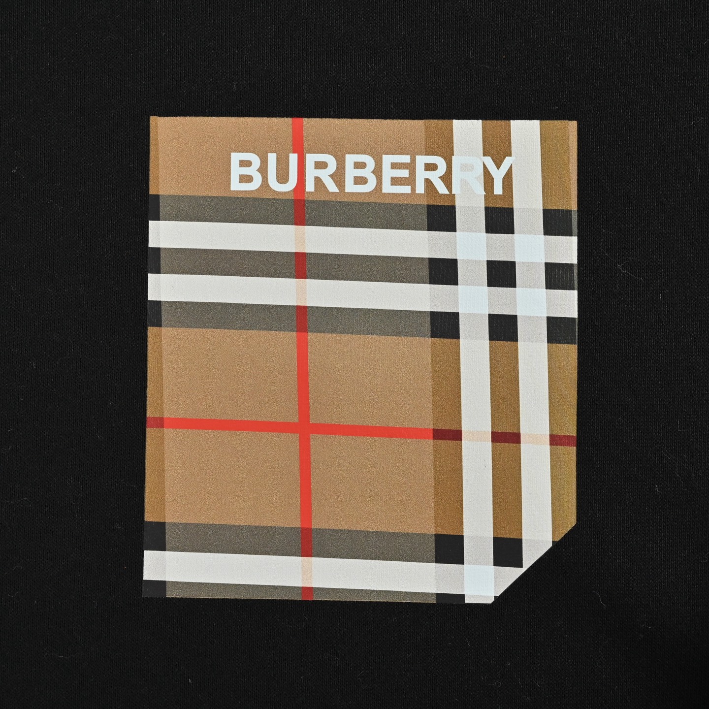 Burberry/巴宝莉 25Fw 假口袋印花圆领卫衣