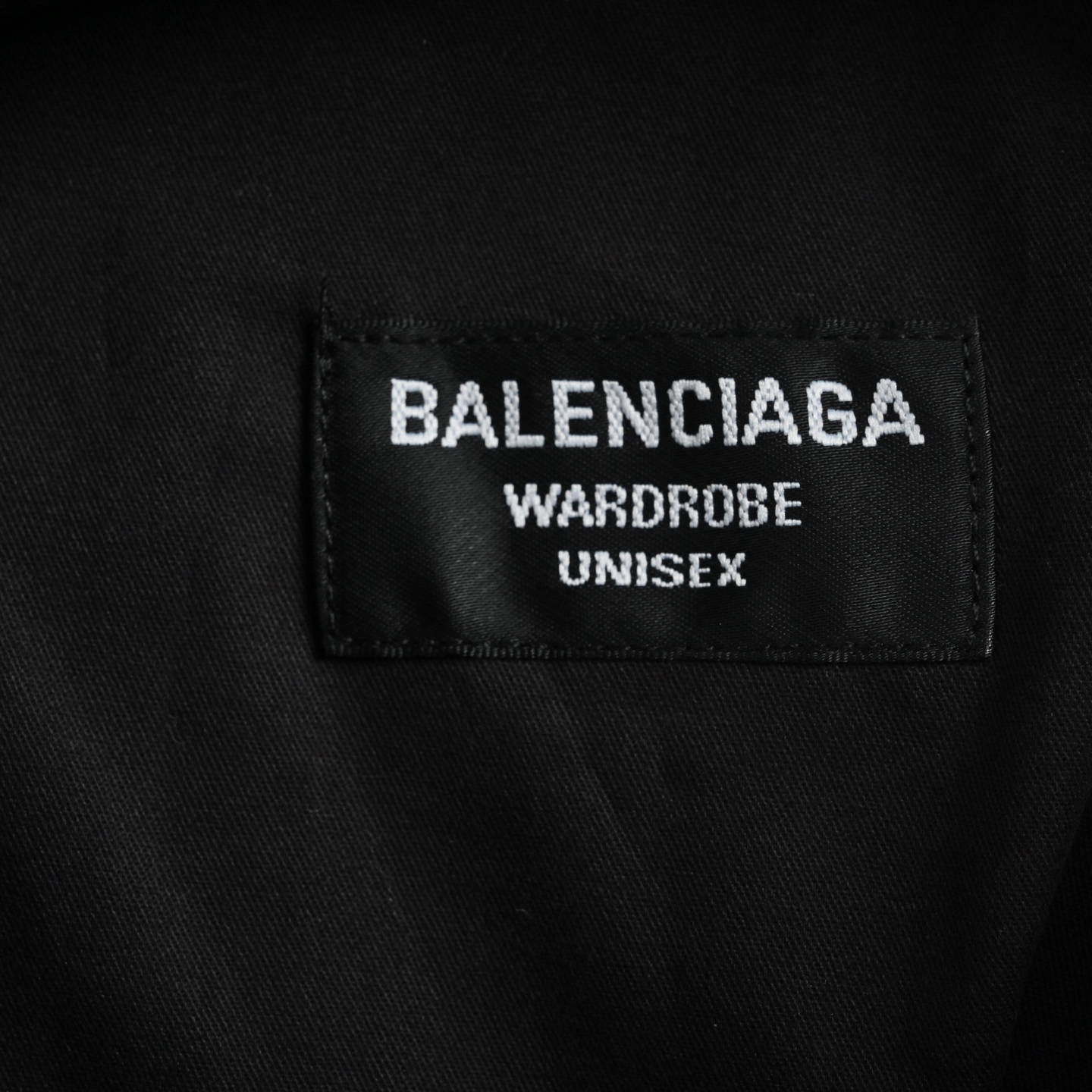 Balenciaga/巴黎世家 经典后背烫钻字母logo长袖衬衫