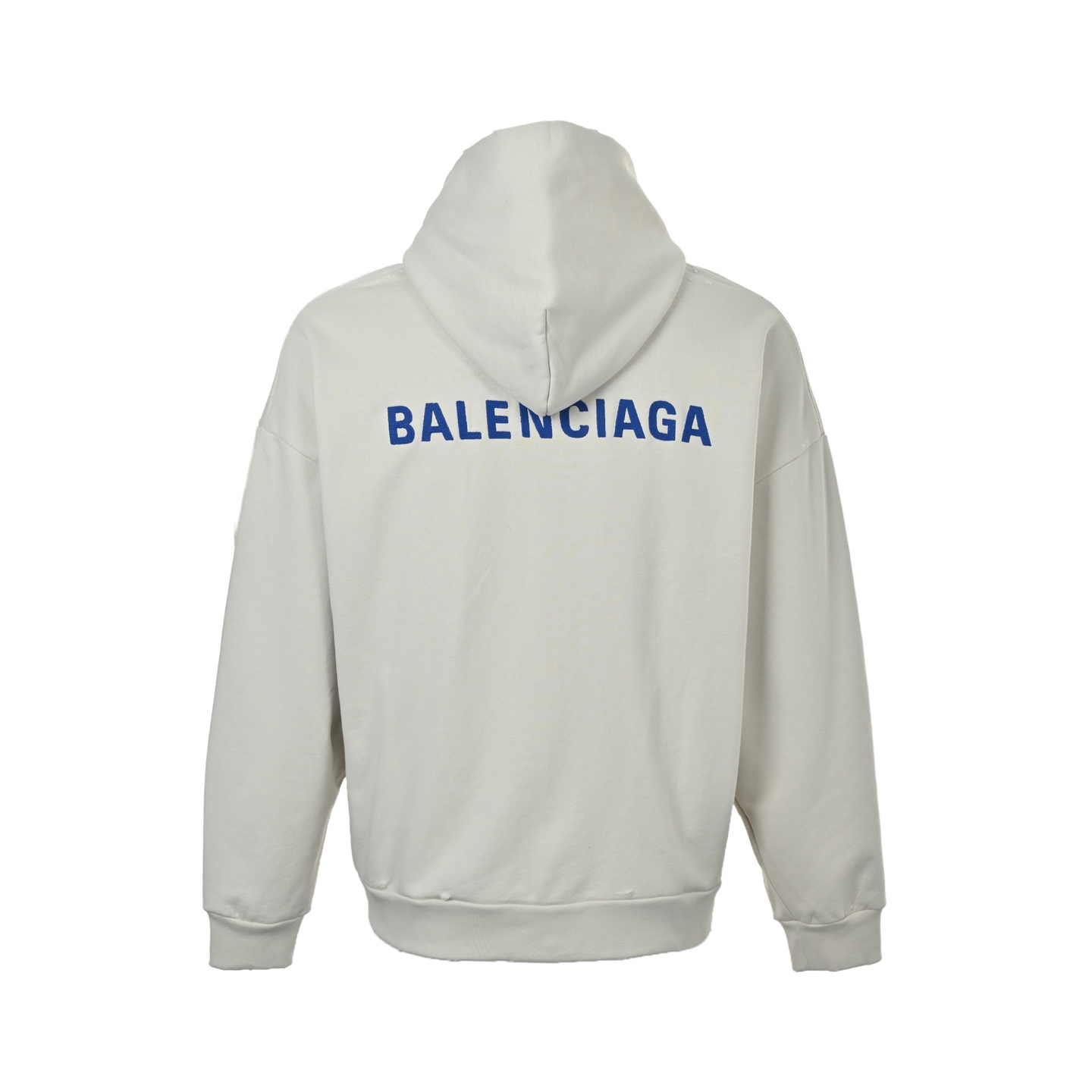 Balenciaga/巴黎世家 前后蓝色字母刺绣拉链外套
