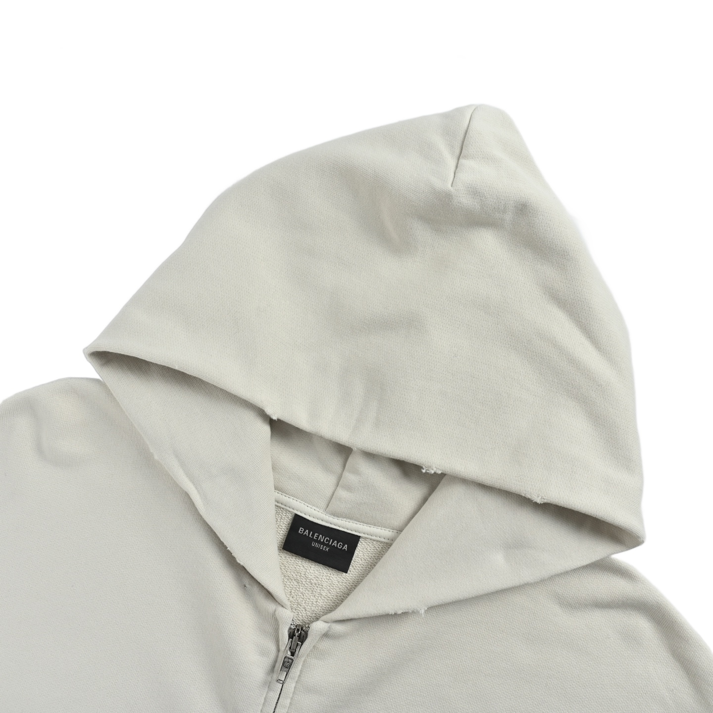 Balenciaga/巴黎世家 前后蓝色字母刺绣拉链外套