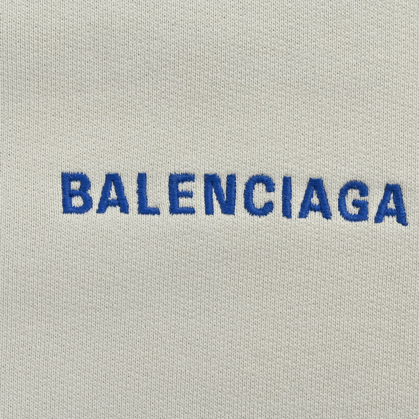 Balenciaga/巴黎世家 前后蓝色字母刺绣拉链外套