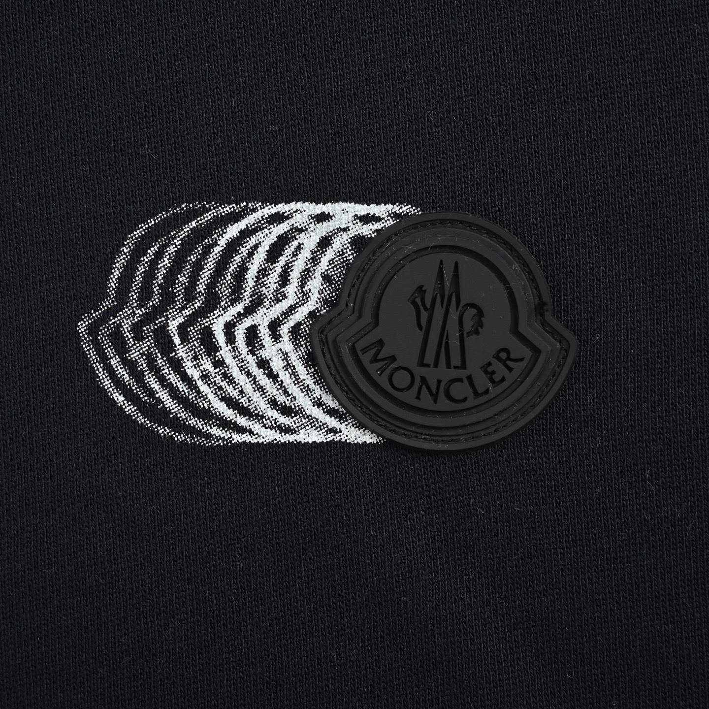 Moncler/蒙口 幻影褪色标识圆领卫衣