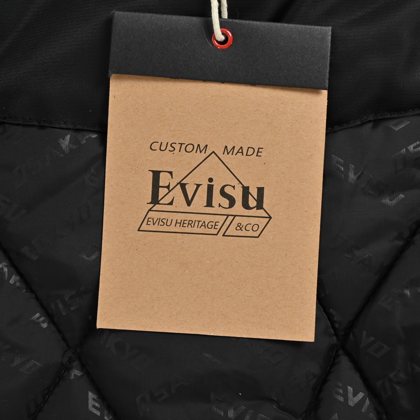 Evisu/福神 五福神鹿刺绣拼接复古字母棒球服
