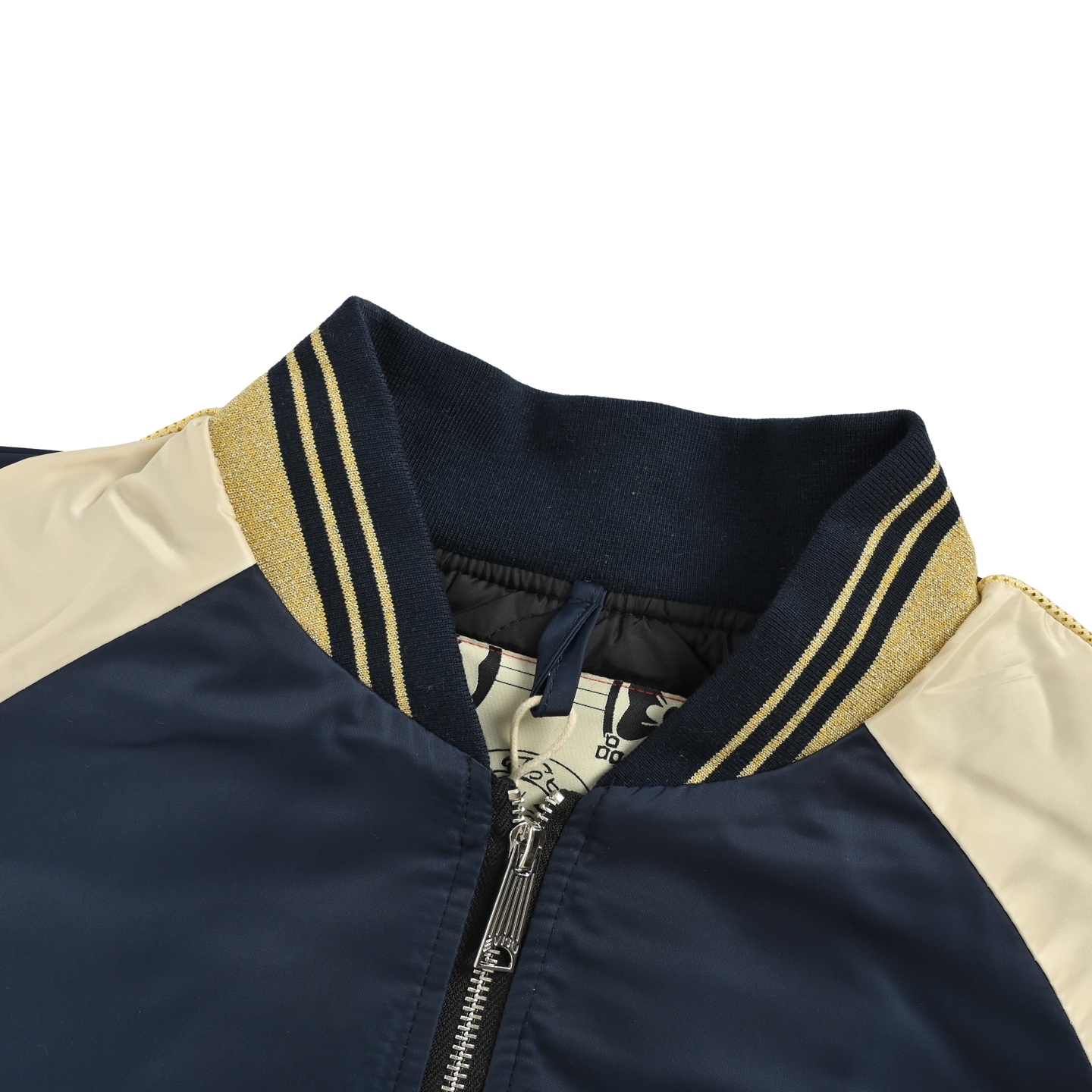 Evisu/福神 25Fw 锦鲤踏浪刺绣棉服外套