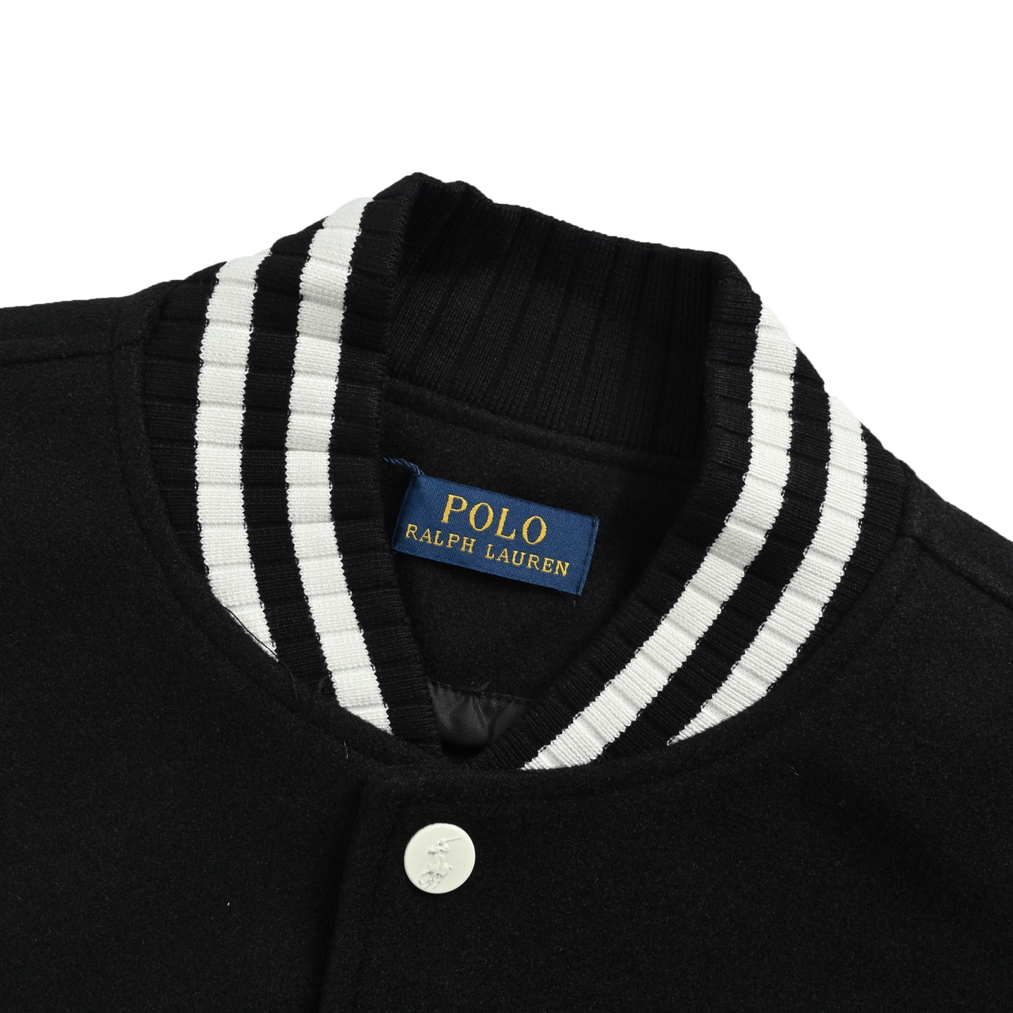 RALPH LAUREN/拉夫劳伦 马标刺绣拼接棒球服夹克外套