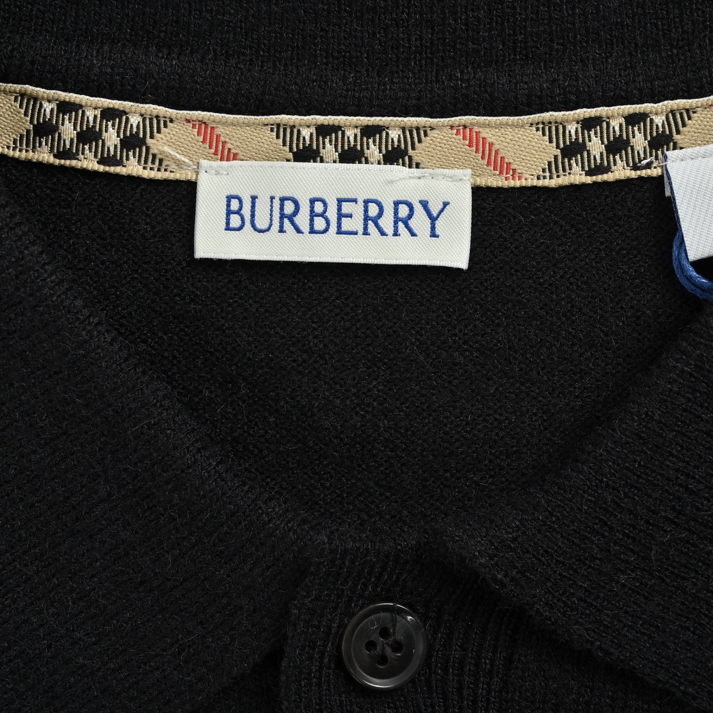 Burberry/巴宝莉 25Fw 战马刺绣羊绒翻领Polo毛衣 Burberry新款针织衫