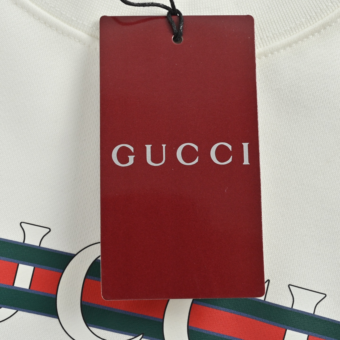 Gucci/古驰 25Fw 腰带印花圆领卫衣 GUCCI 25SS秋冬新款 简易字母印花