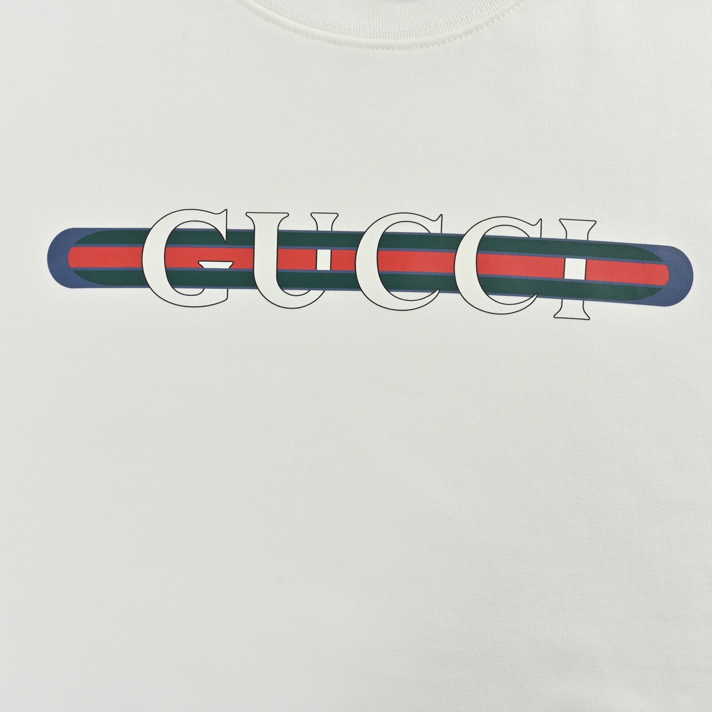 Gucci/古驰 25Fw 腰带印花圆领卫衣 GUCCI 25SS秋冬新款 简易字母印花