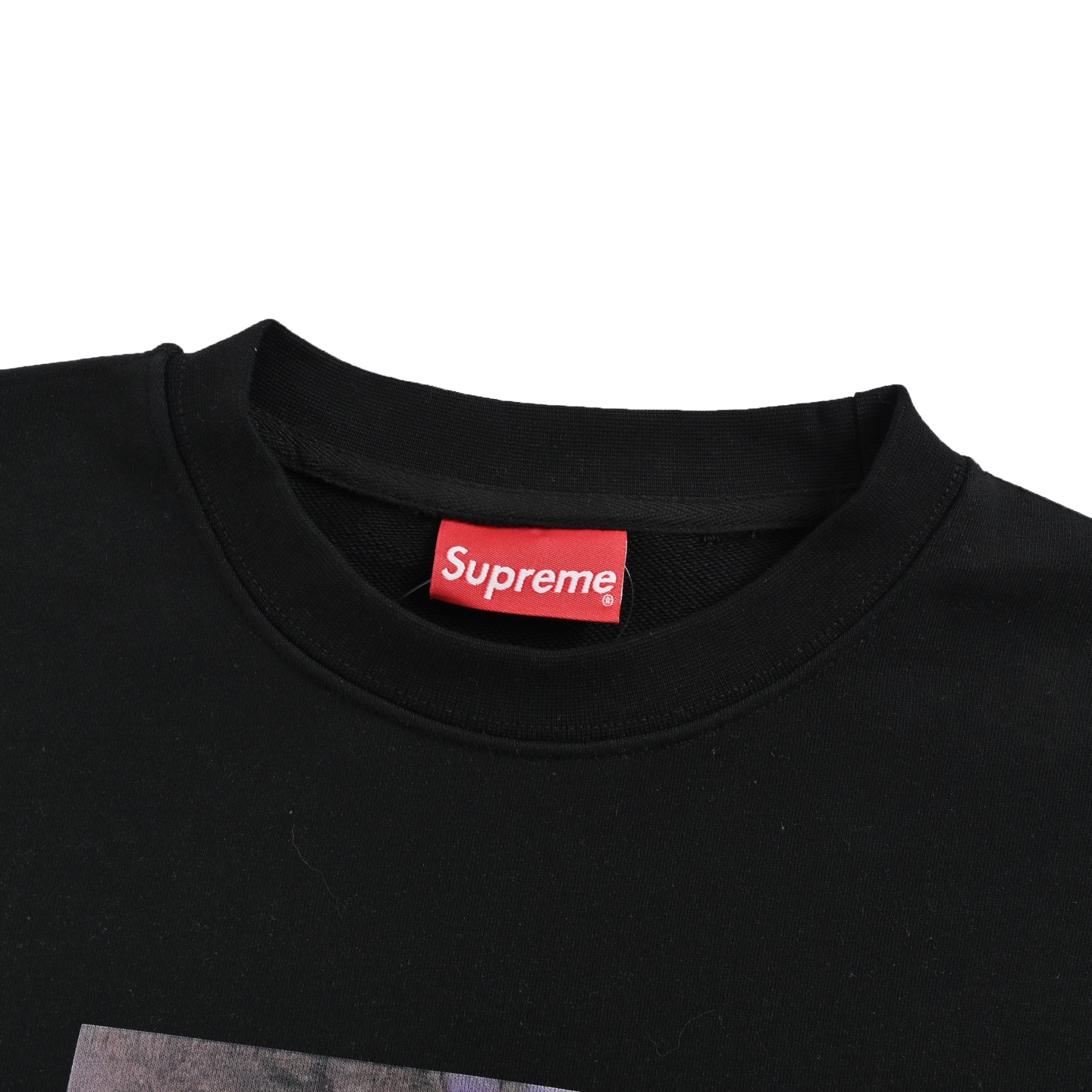 Supreme Snow White Tee 白雪公主图案印花圆领卫衣白色