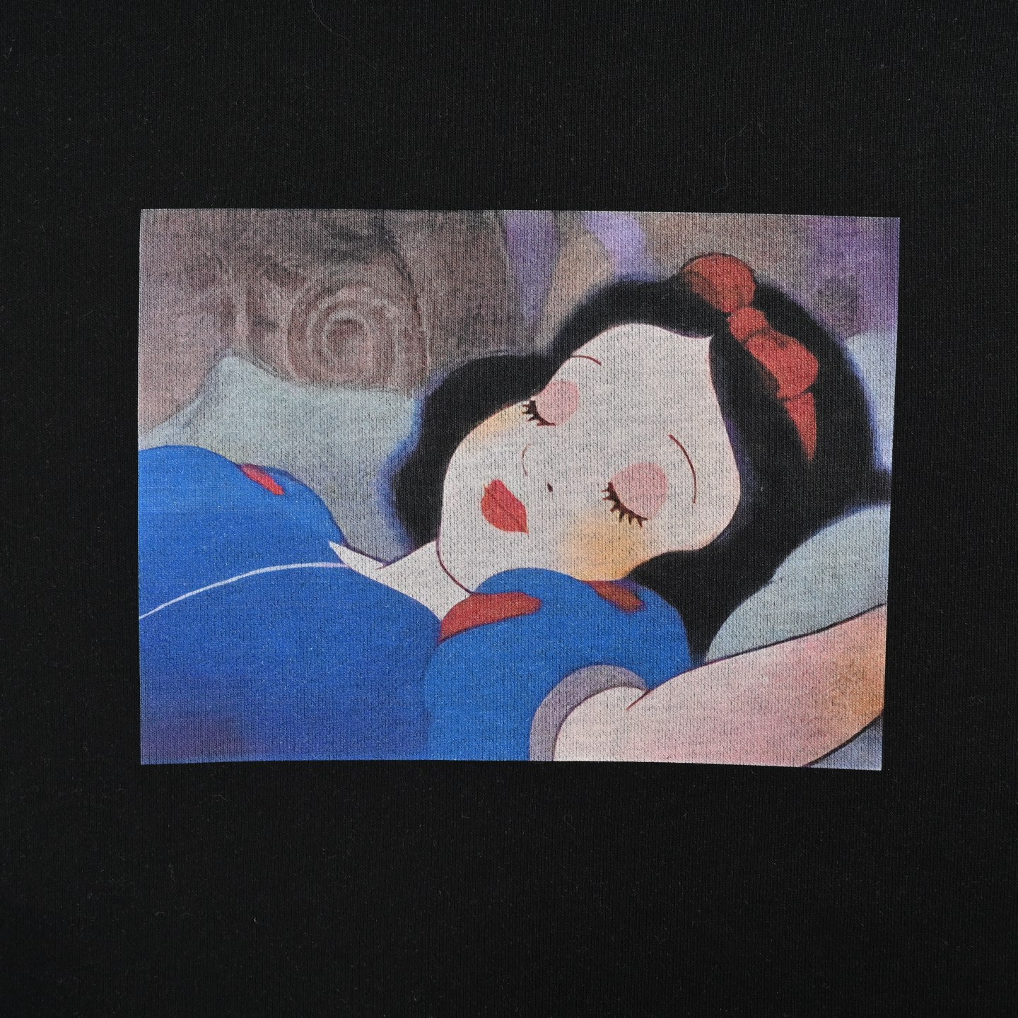 Supreme Snow White Tee 白雪公主图案印花圆领卫衣白色