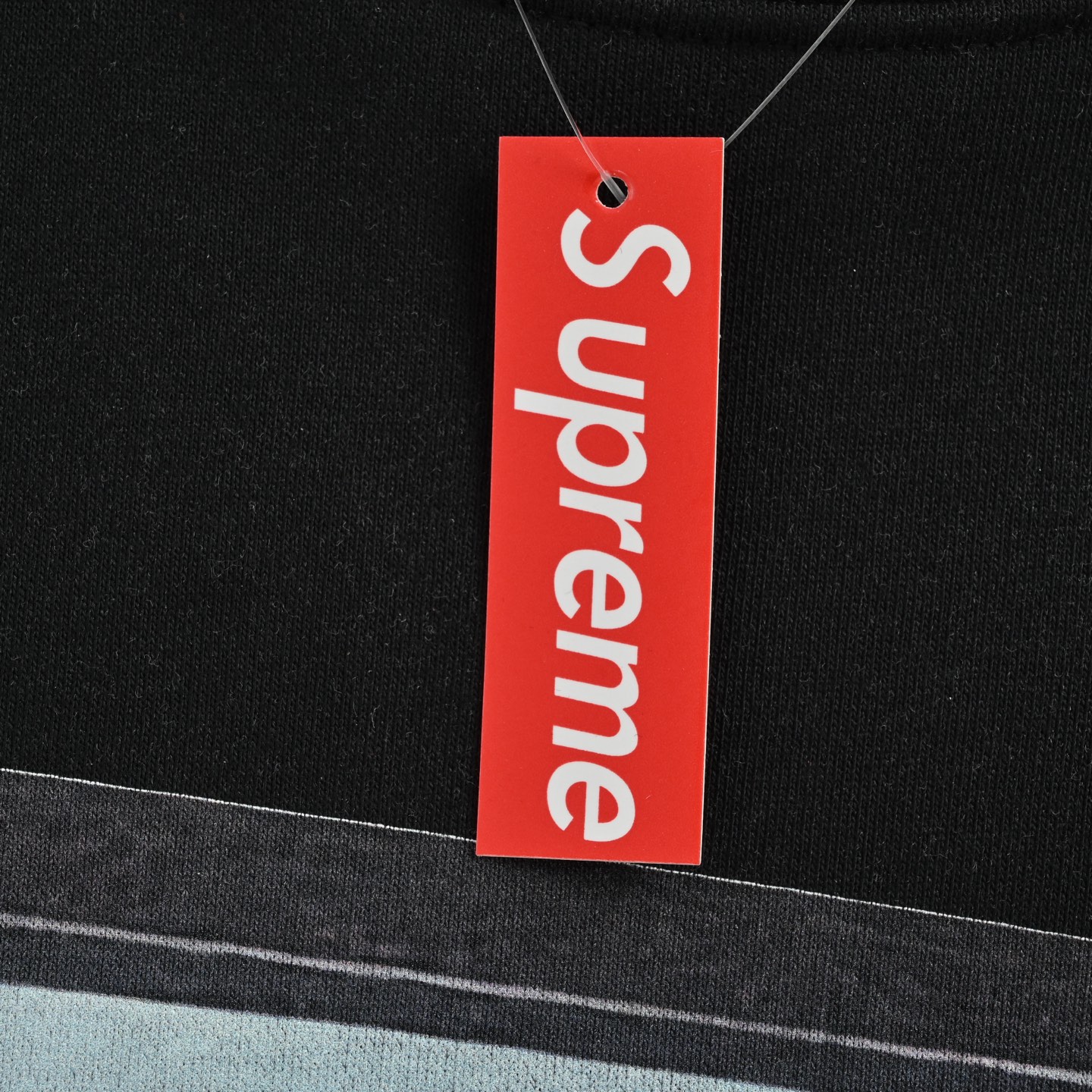 Supreme 绵羊图案印花圆领卫衣 白色