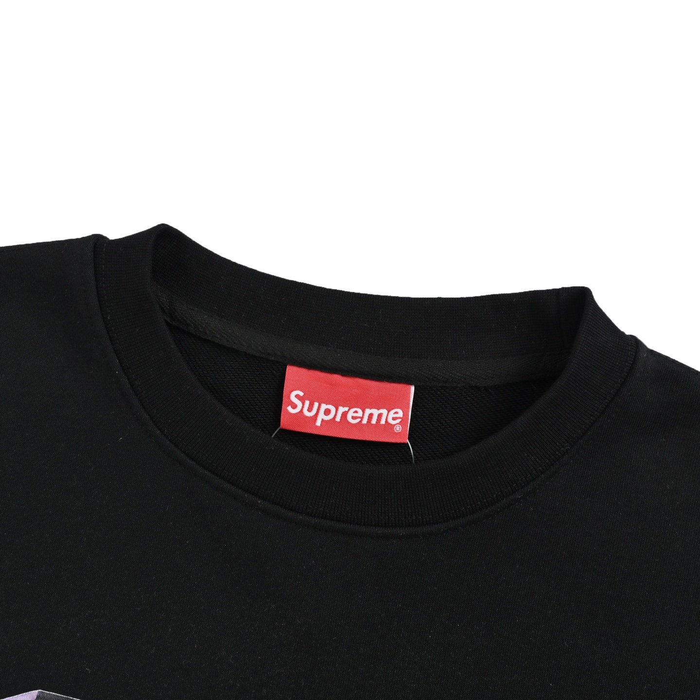 Supreme 绵羊图案印花圆领卫衣 白色