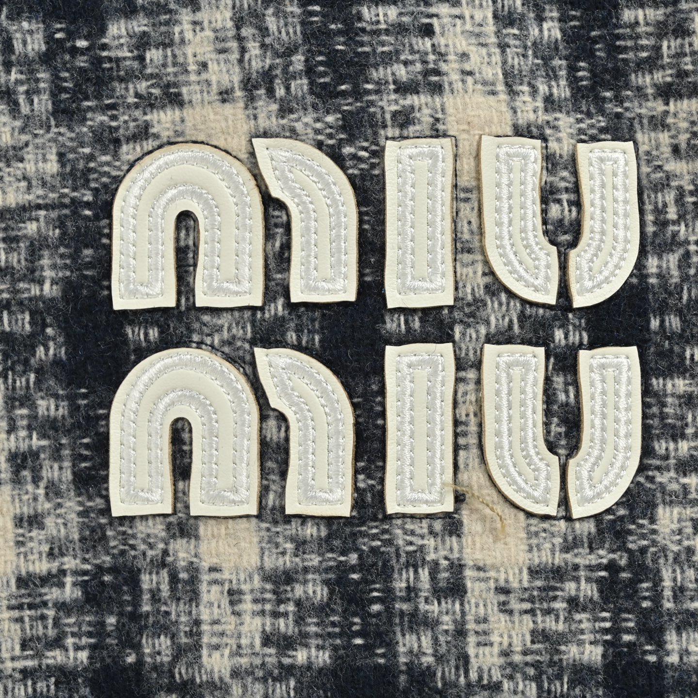 Miumiu/缪缪 贴布刺绣拼接棒球服夹克外套