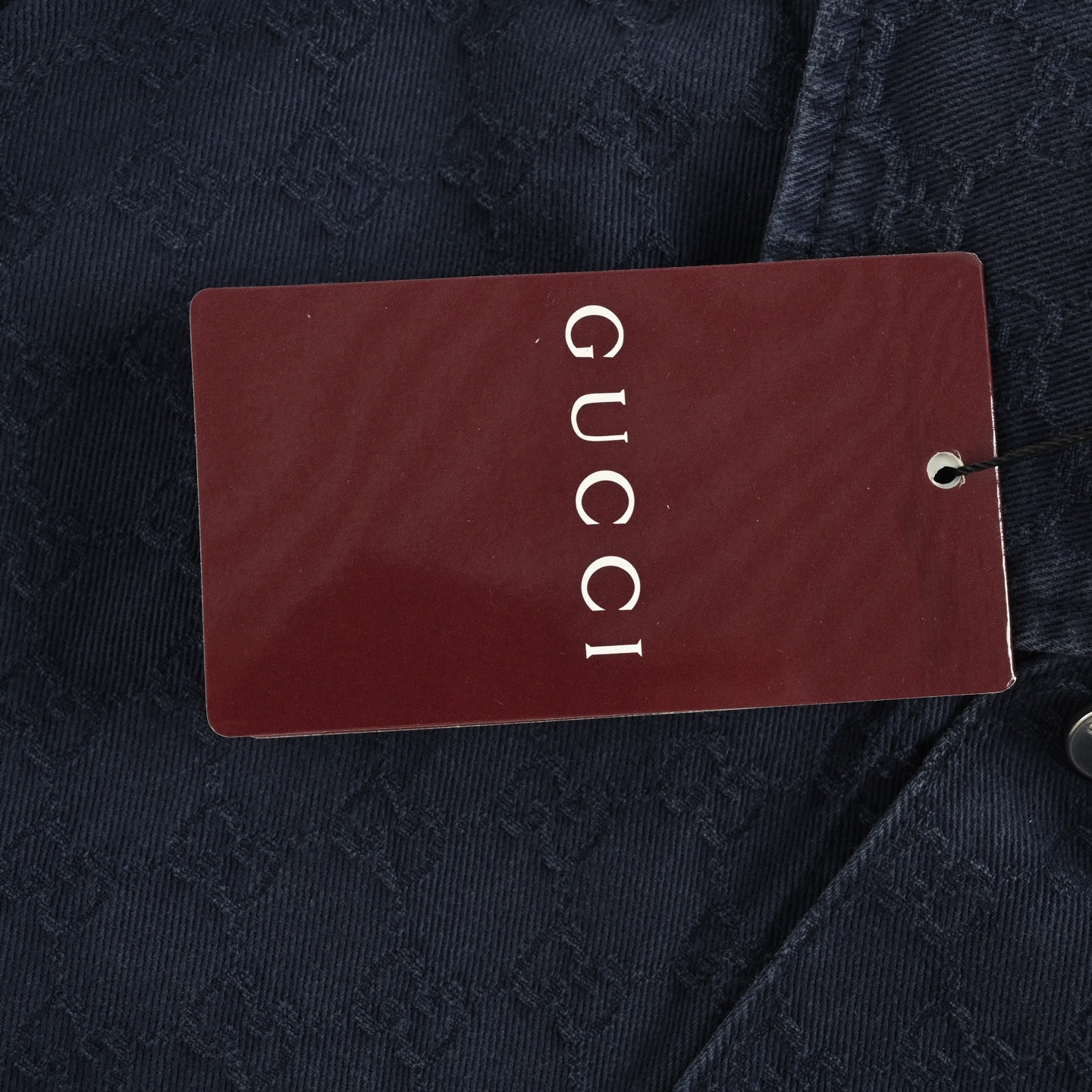 Gucci/古驰 暗纹满印提花渐变牛仔外套