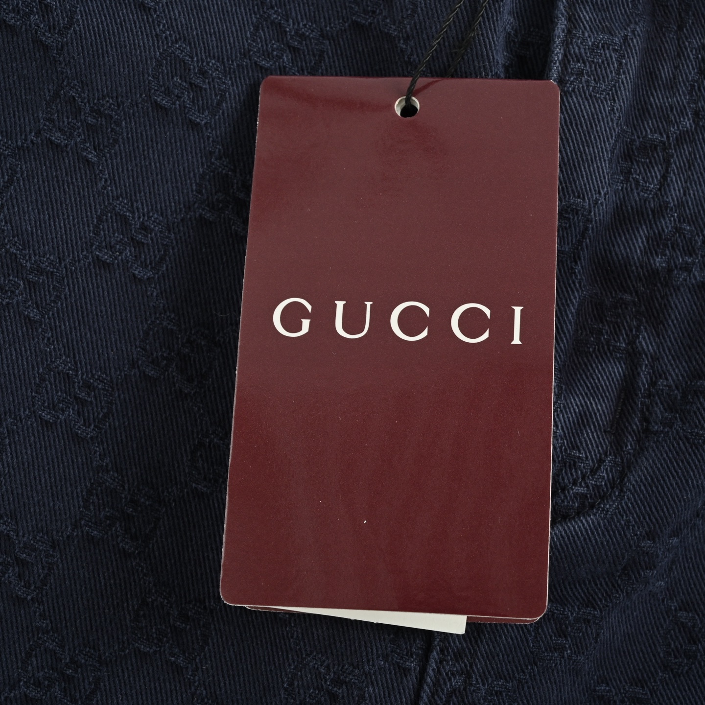 Gucci/古驰 暗纹满印提花渐变牛仔裤