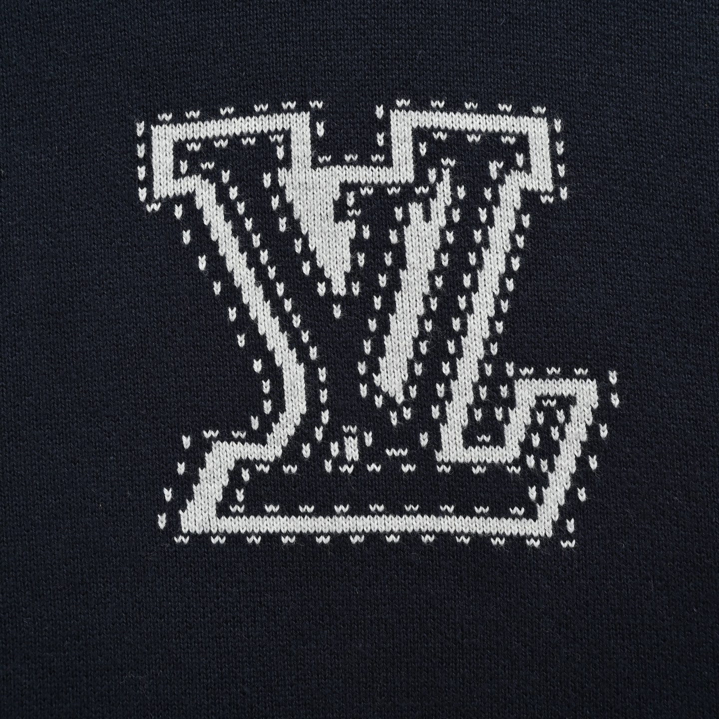 Louis Vuitton/路易威登 嵌花五花拉链针织外套