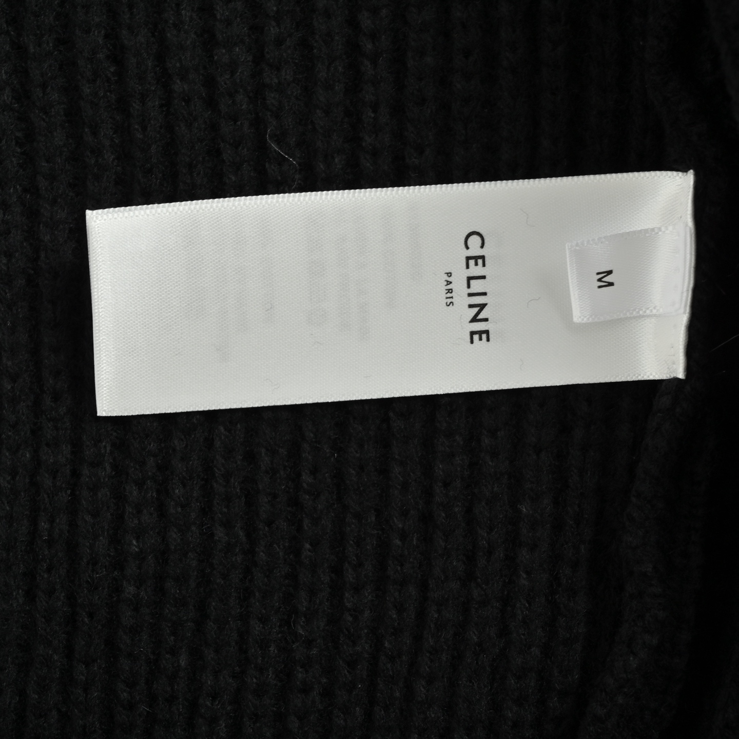 Celine/赛琳 刺绣标识拉链针织连帽毛衣外套